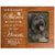 8x10 Cherry Pet Memorial Picture Frame with the phrase "Your Light Shines Upon Us"