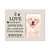 8x10 Ivory Pet Memorial Picture Frame with the phrase "If Love Could Have Saved You"