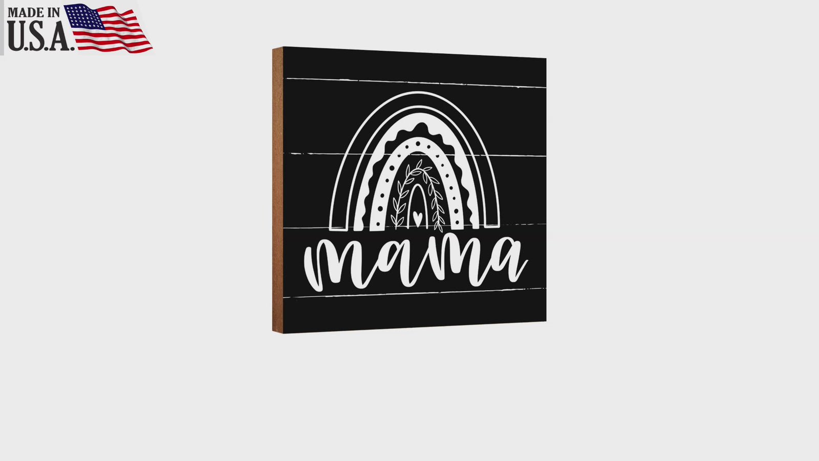 LifeSong Milestones Wooden Shelf Decor and Tabletop Signs Gift for Mother’s Day
