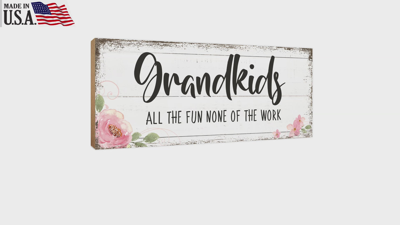 Elegant Home Decor Gift - Unique Shelf Decor and Tabletop Signs, Ideal Mother's Day Gift for Your Beloved Grandmother