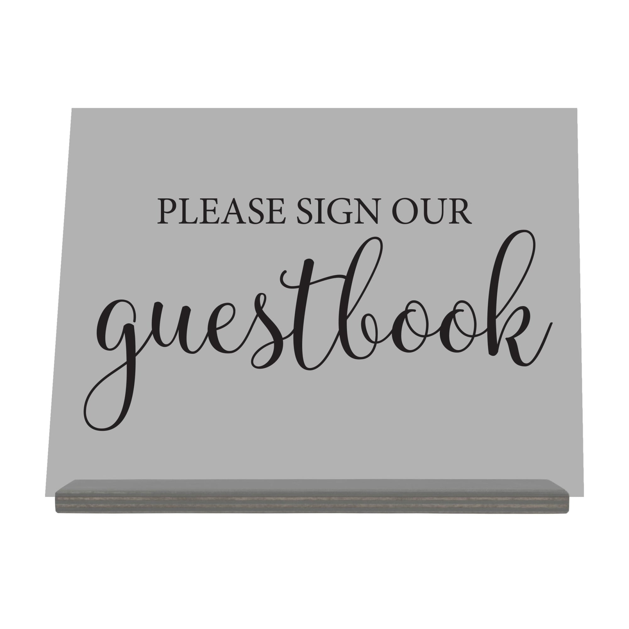 Acrylic Wedding Sign For Ceremony and Reception - Guestbook - LifeSong Milestones