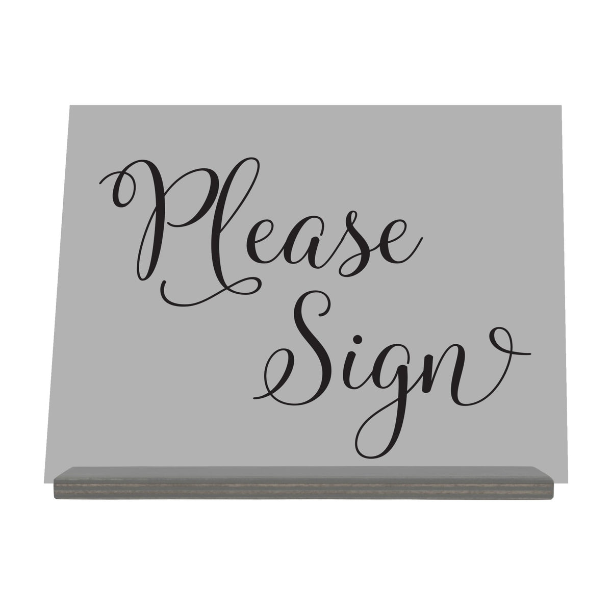 Acrylic Wedding Sign For Ceremony and Reception - Please Sign - LifeSong Milestones