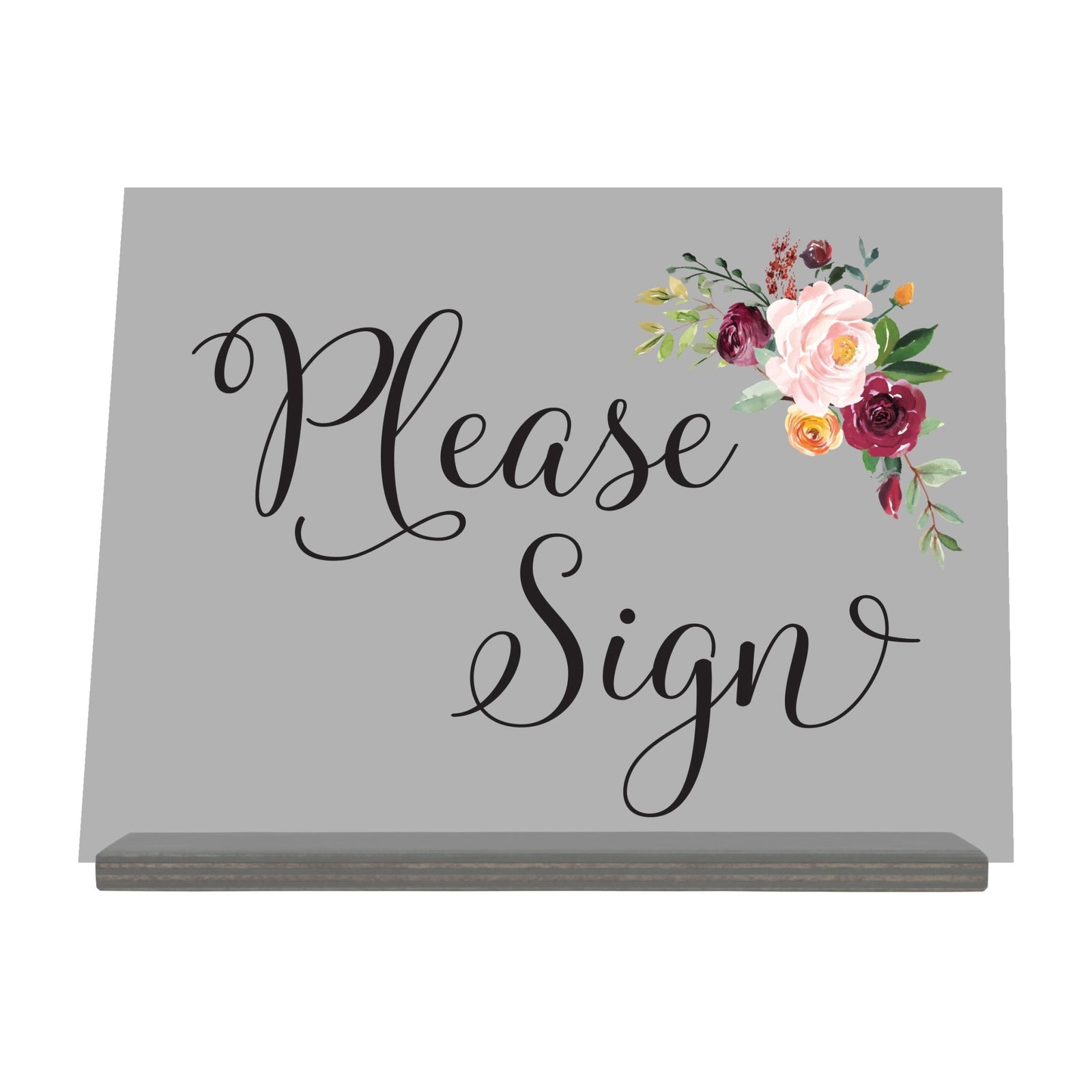 Acrylic Wedding Sign For Ceremony and Reception - Please Sign - LifeSong Milestones