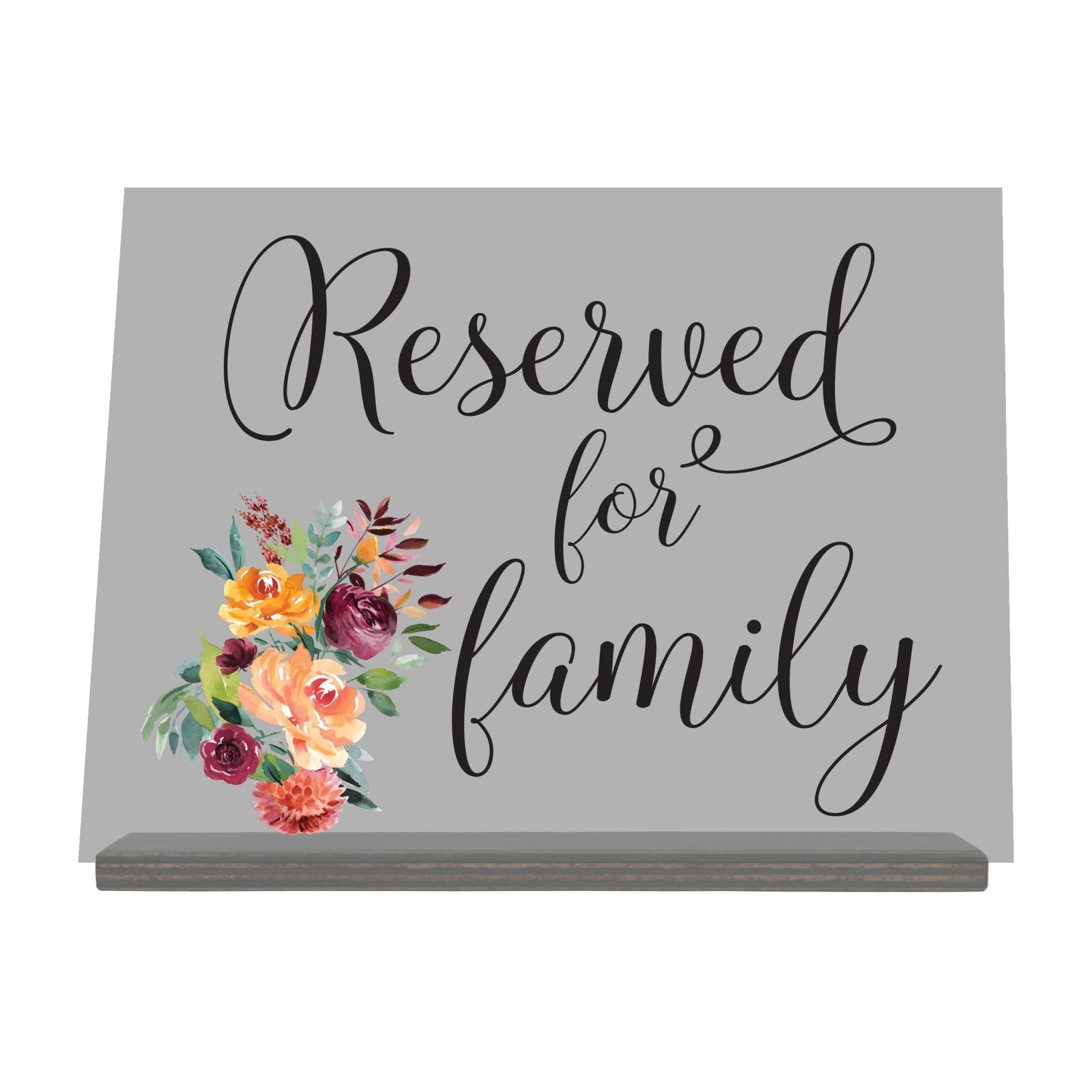 Acrylic Wedding Sign For Ceremony and Reception - Reserved For Family - LifeSong Milestones