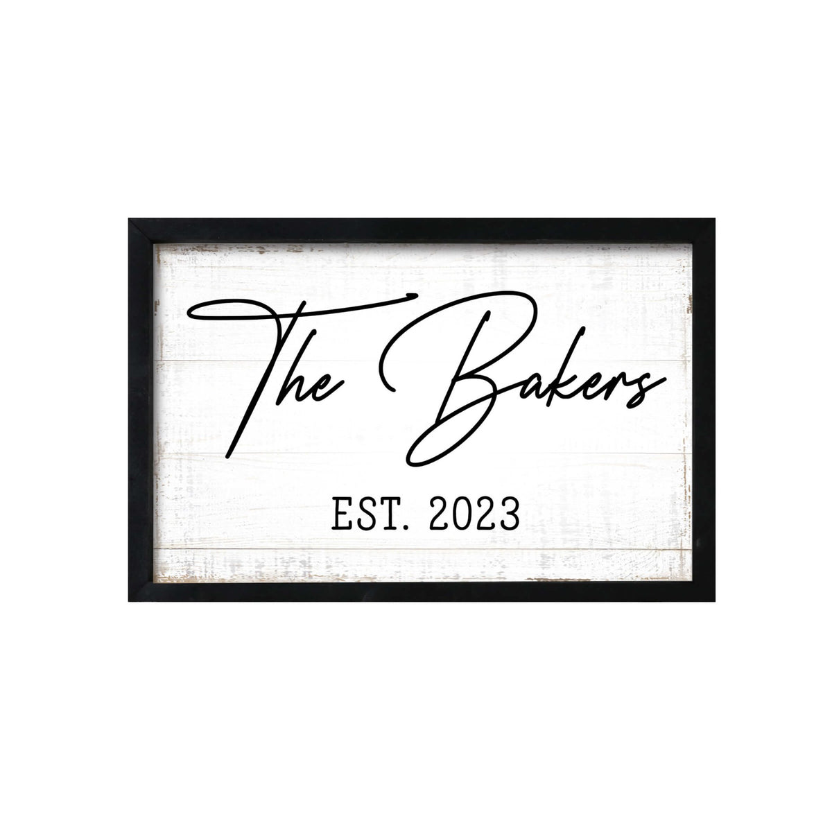 Customized Home Décor Framed Shadow Box With Family Name - Williams