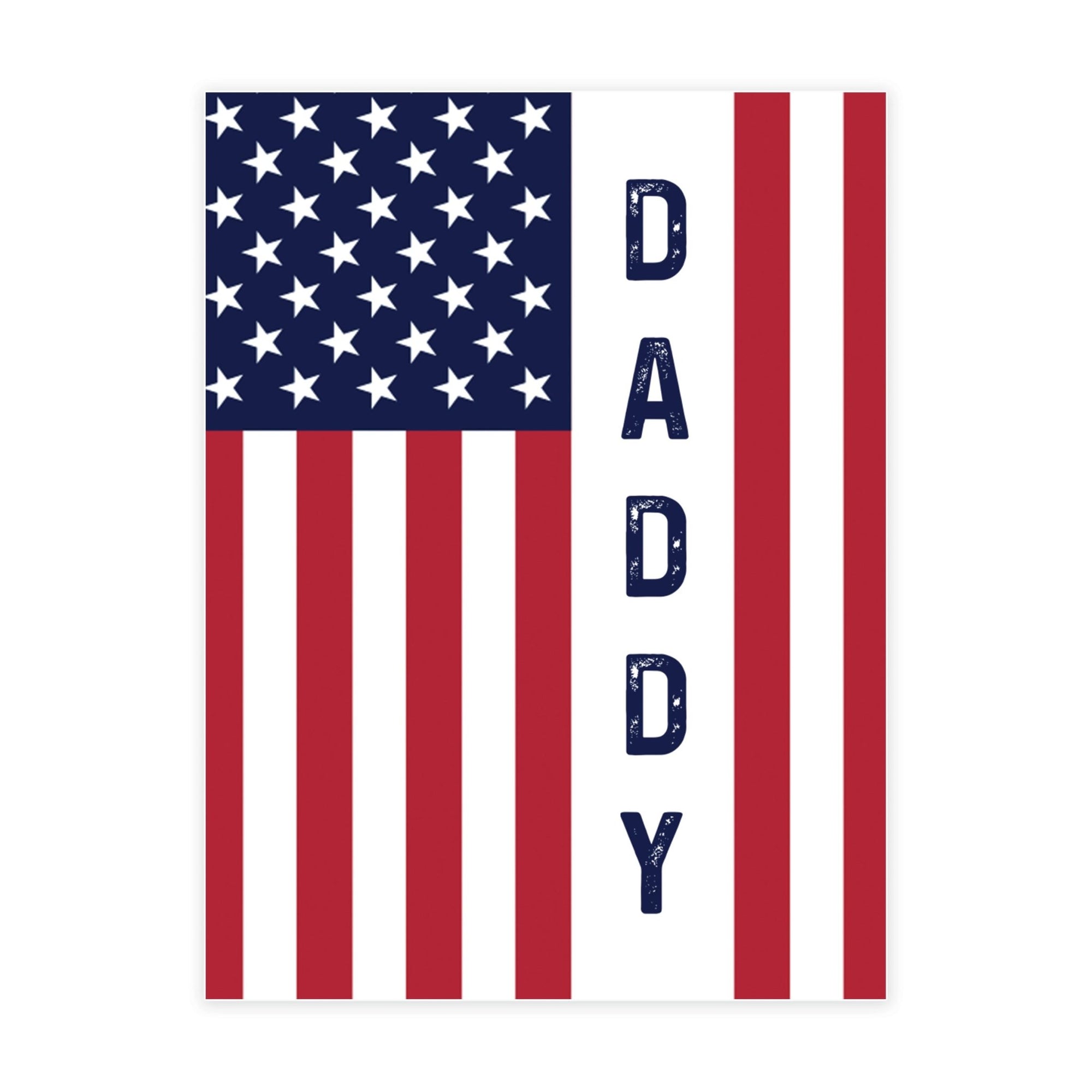 American Flag Veterans Day Patriotic Refrigerator Magnet Vintage Décor Gift Ideas - Flag Daddy - LifeSong Milestones