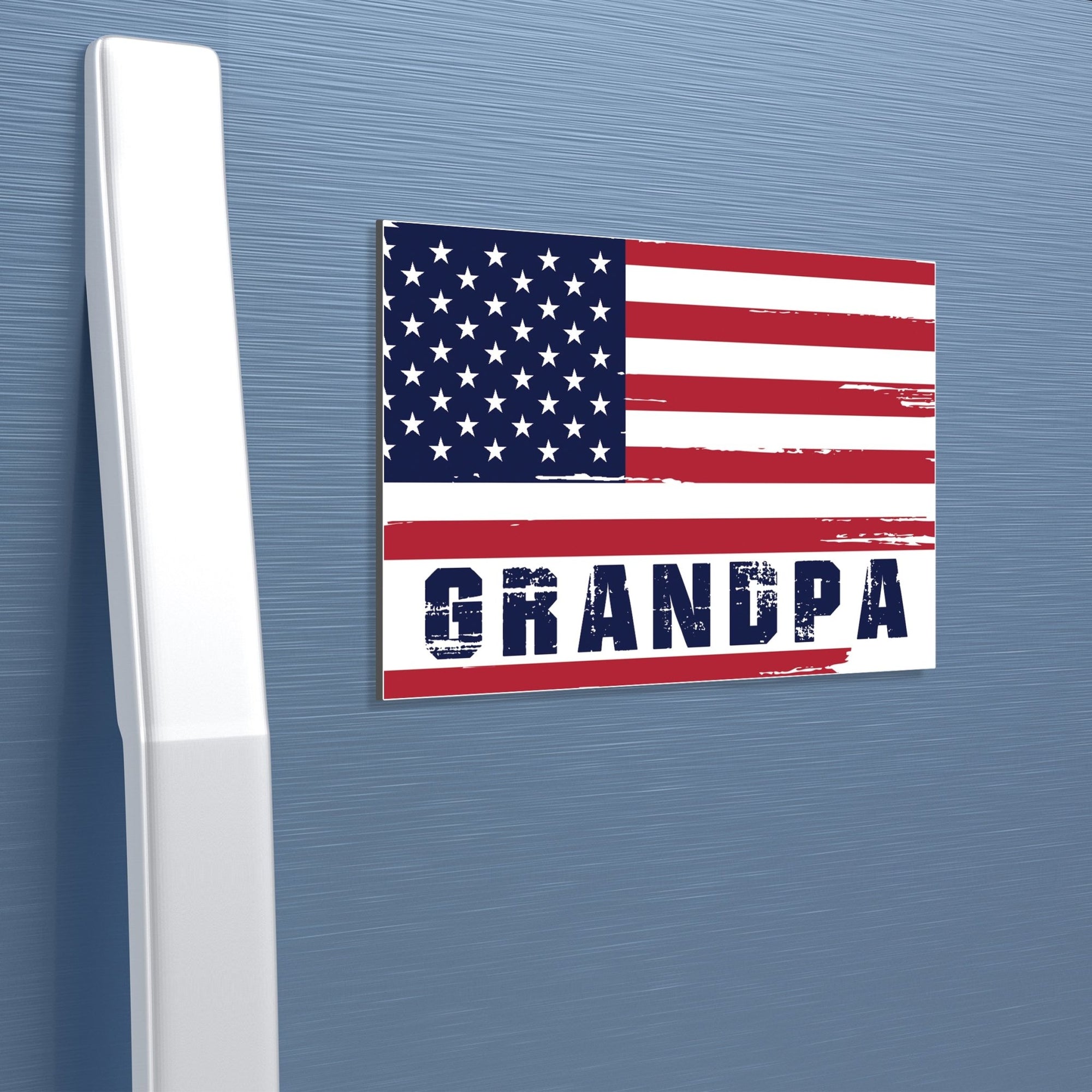 American Flag Veterans Day Patriotic Refrigerator Magnet Vintage Décor Gift Ideas - Flag Grandpa - LifeSong Milestones
