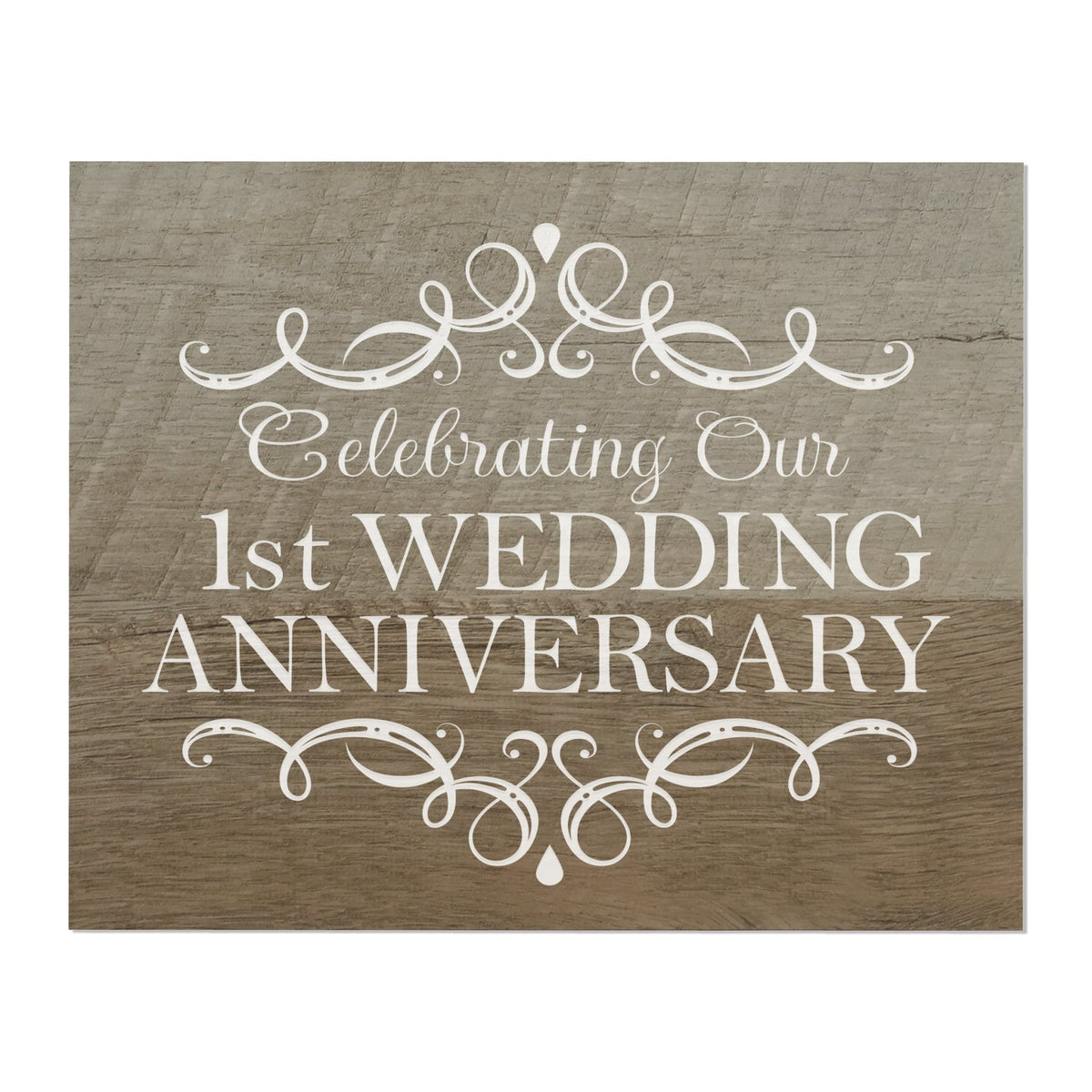 Anniversary Barnwood Wall Plaque - LifeSong Milestones
