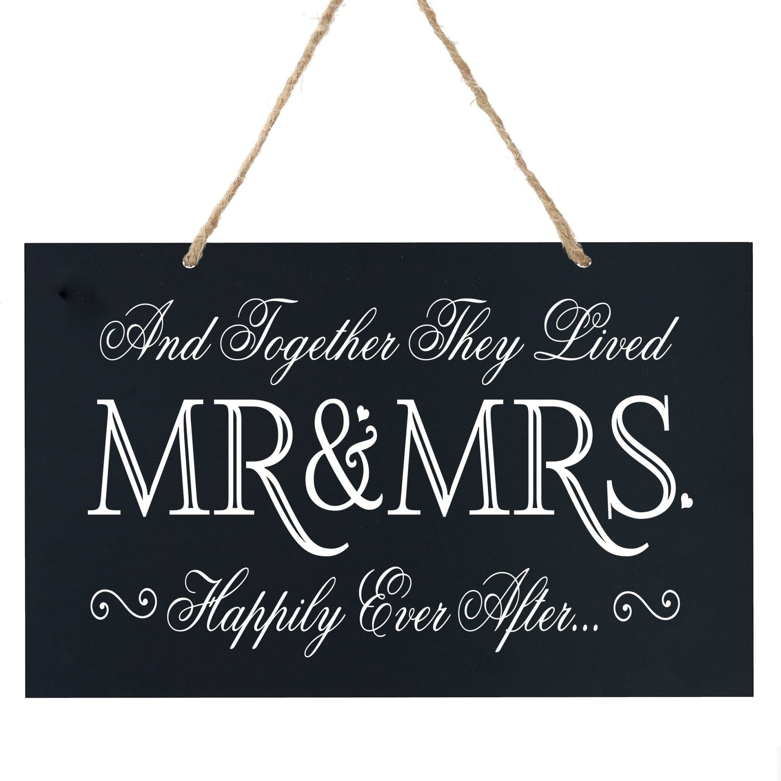 Anniversary Wooden Wedding Ceremony Sign Gift - Mr & Mrs - LifeSong Milestones
