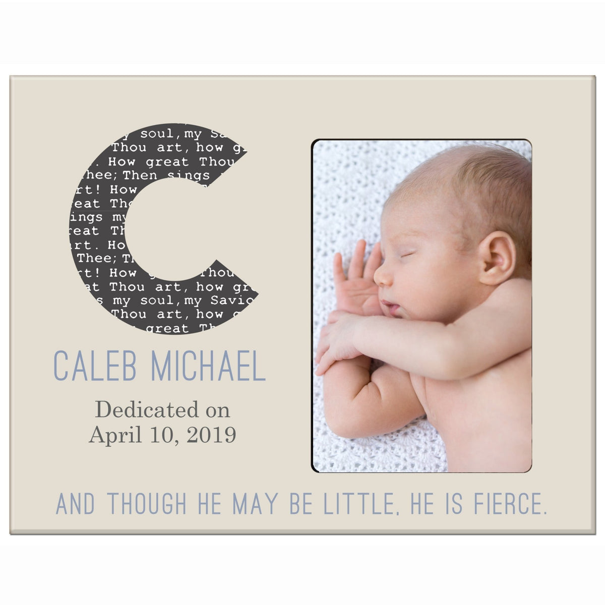 Baby Birth Announcement Photo Frame For Boys and Girls And Though - LifeSong Milestones