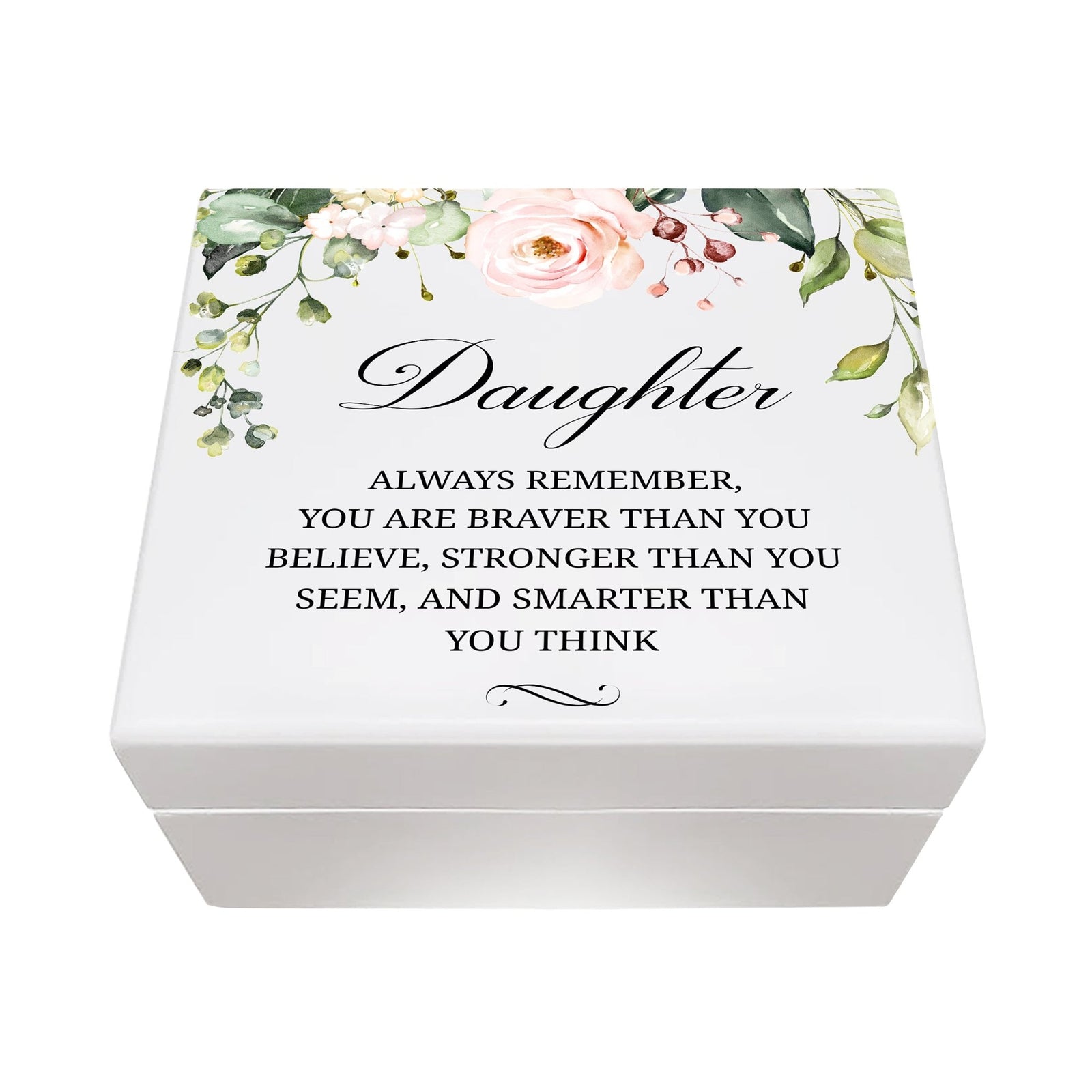 Lifesong Milestones Baptism Keepsake Jewelry Box Gift for Girls