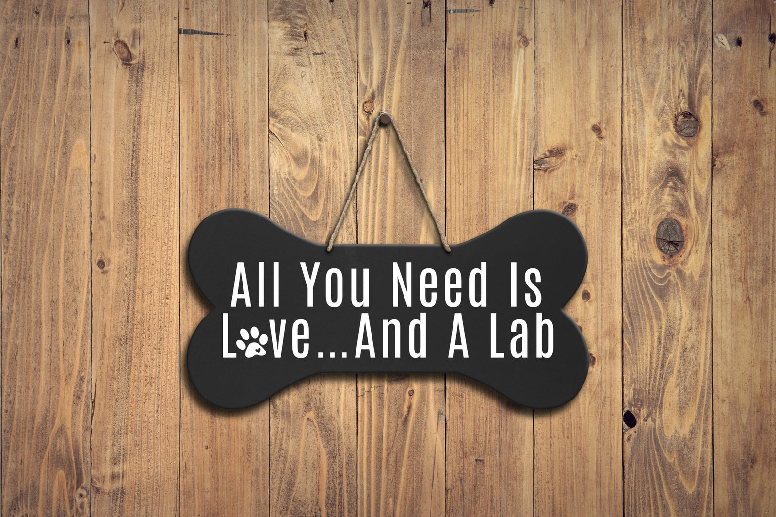 Bone Sign - All You Need Is Love And A Lab - LifeSong Milestones