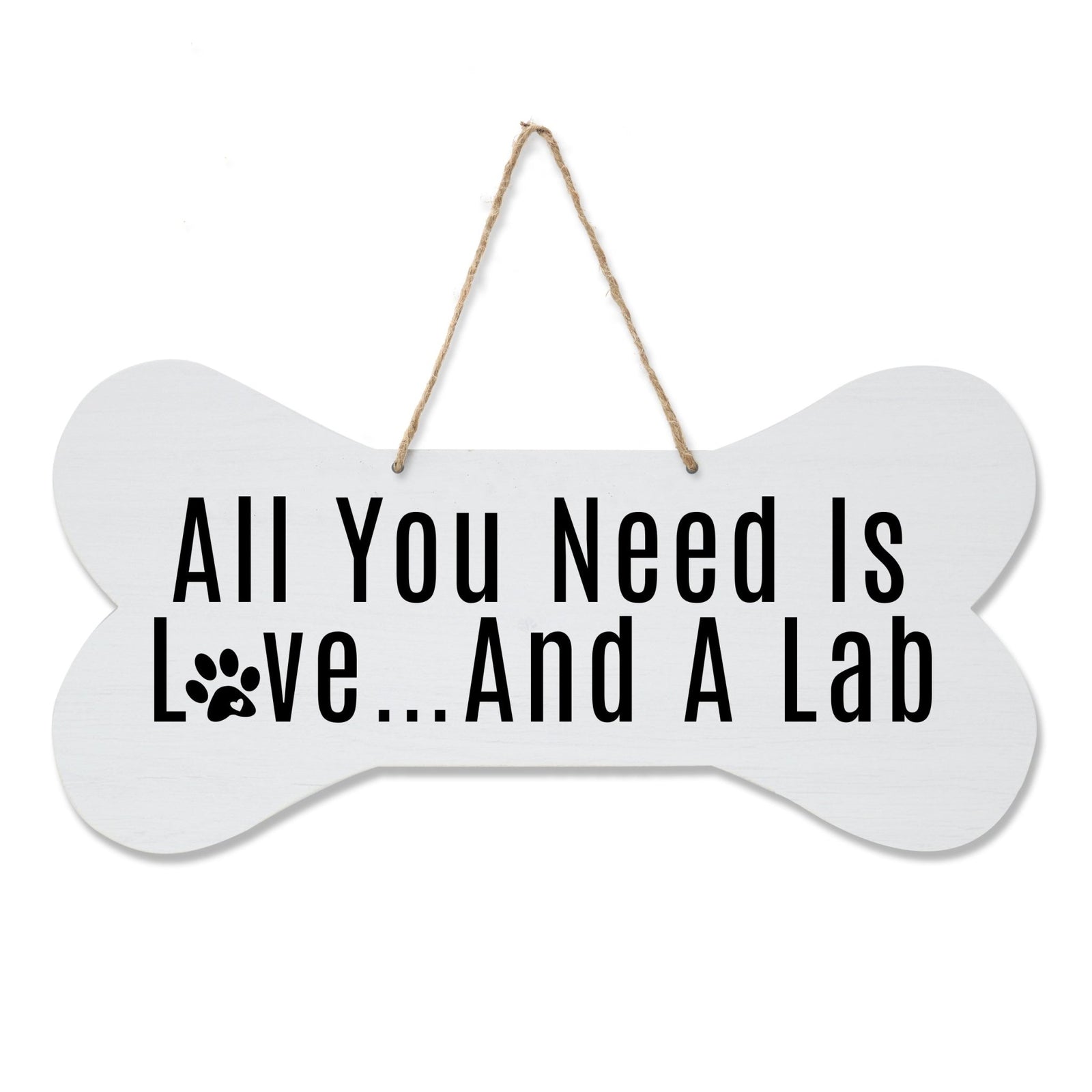 Bone Sign - All You Need Is Love And A Lab - LifeSong Milestones