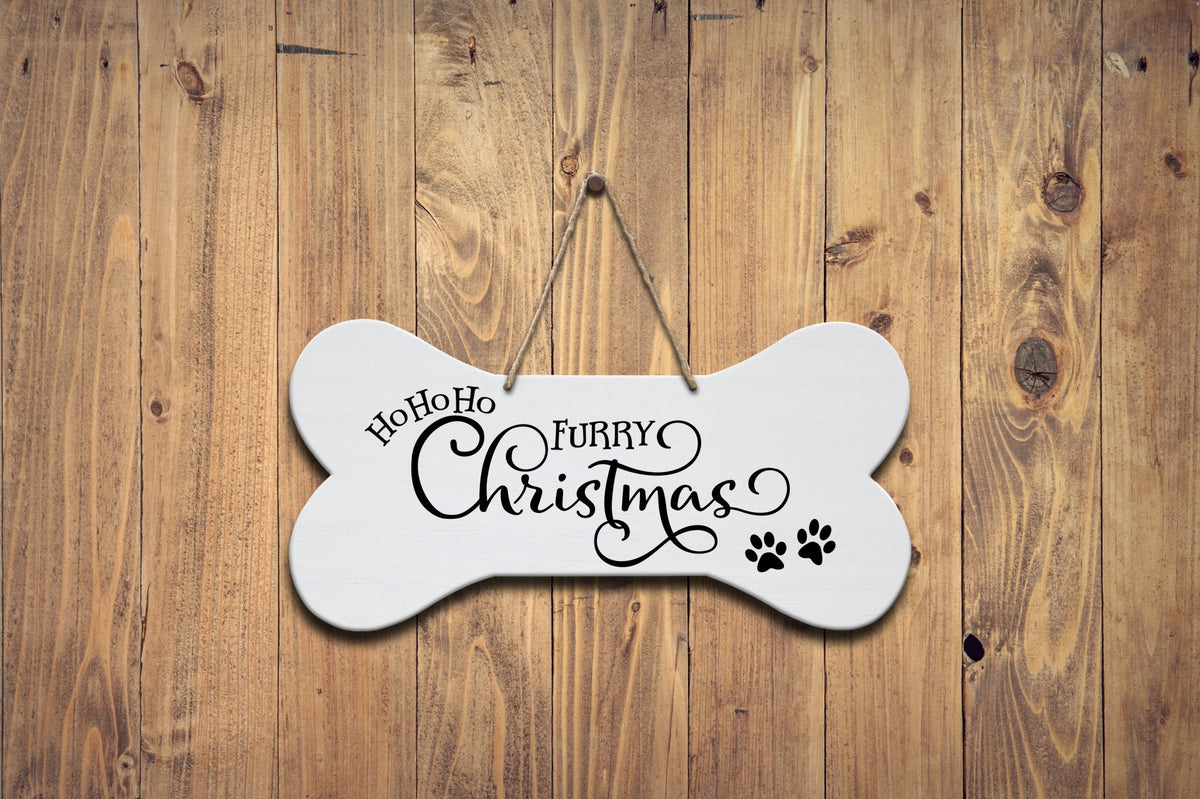 Bone Sign - Ho Ho Ho Furry Christmas - LifeSong Milestones