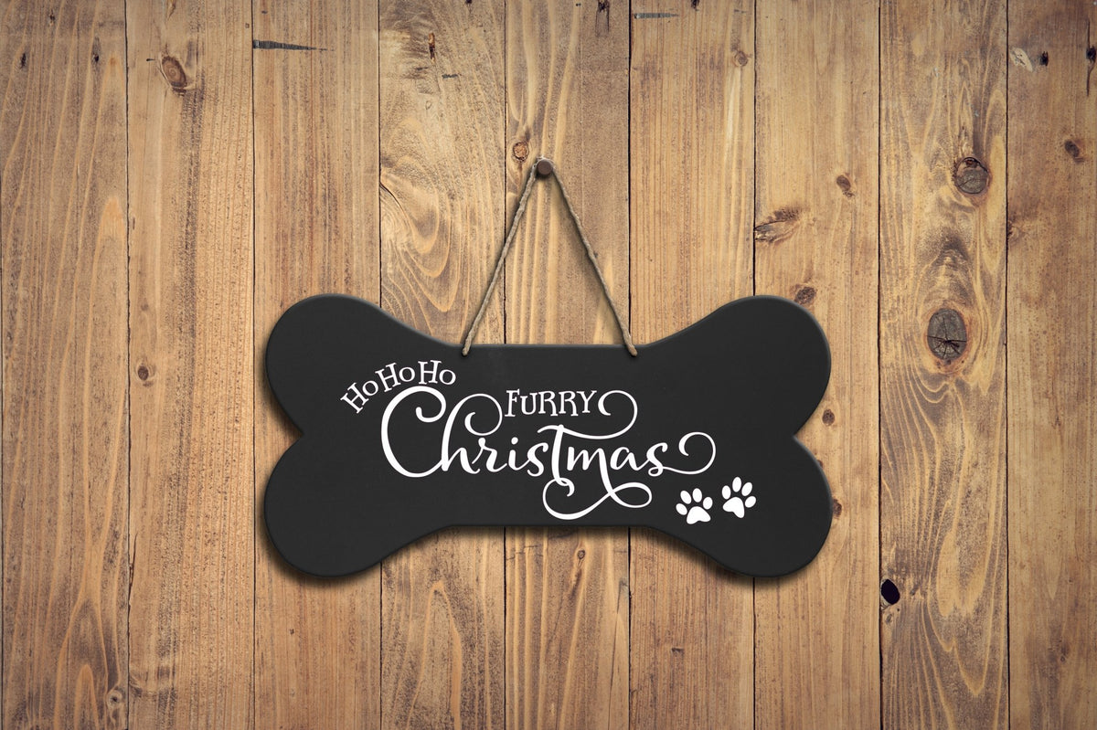 Bone Sign - Ho Ho Ho Furry Christmas - LifeSong Milestones