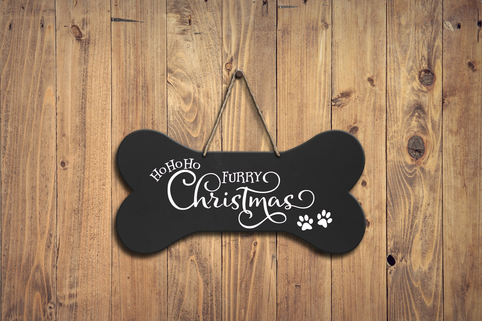 Bone Sign - Ho Ho Ho Furry Christmas - LifeSong Milestones