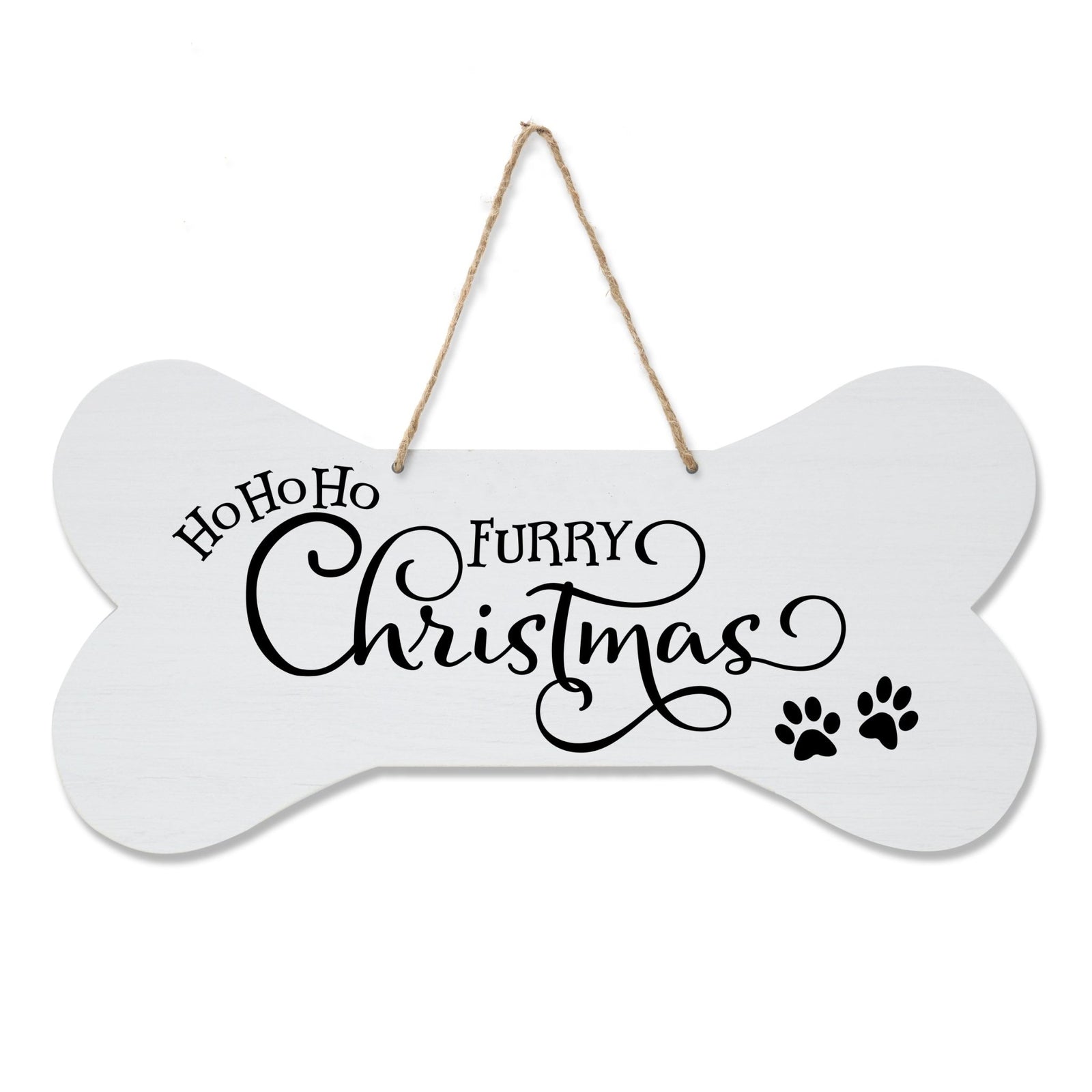 Bone Sign - Ho Ho Ho Furry Christmas - LifeSong Milestones
