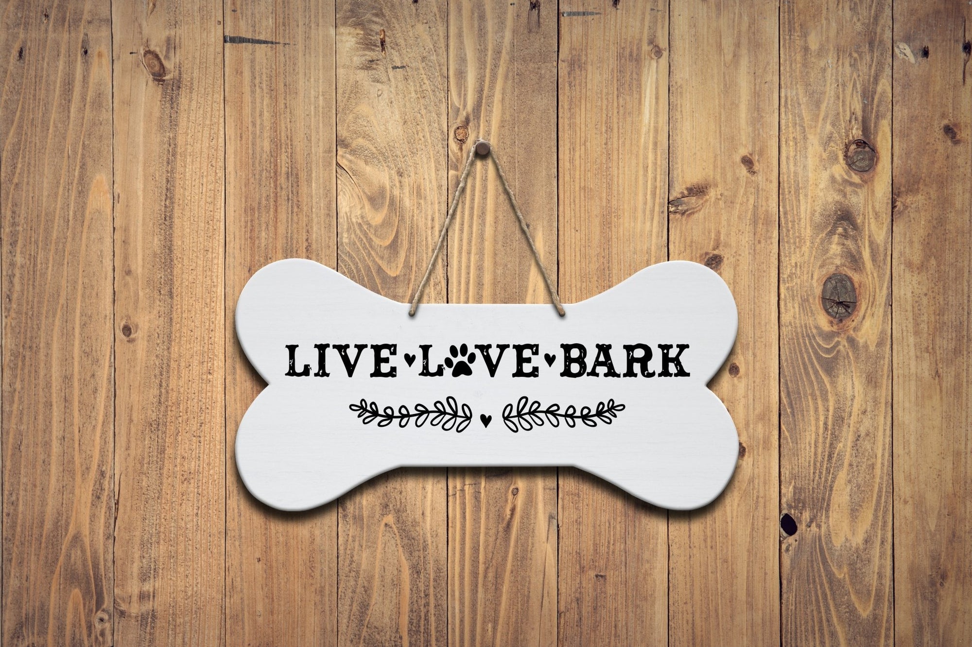 Bone Sign - Live Love Bark - LifeSong Milestones