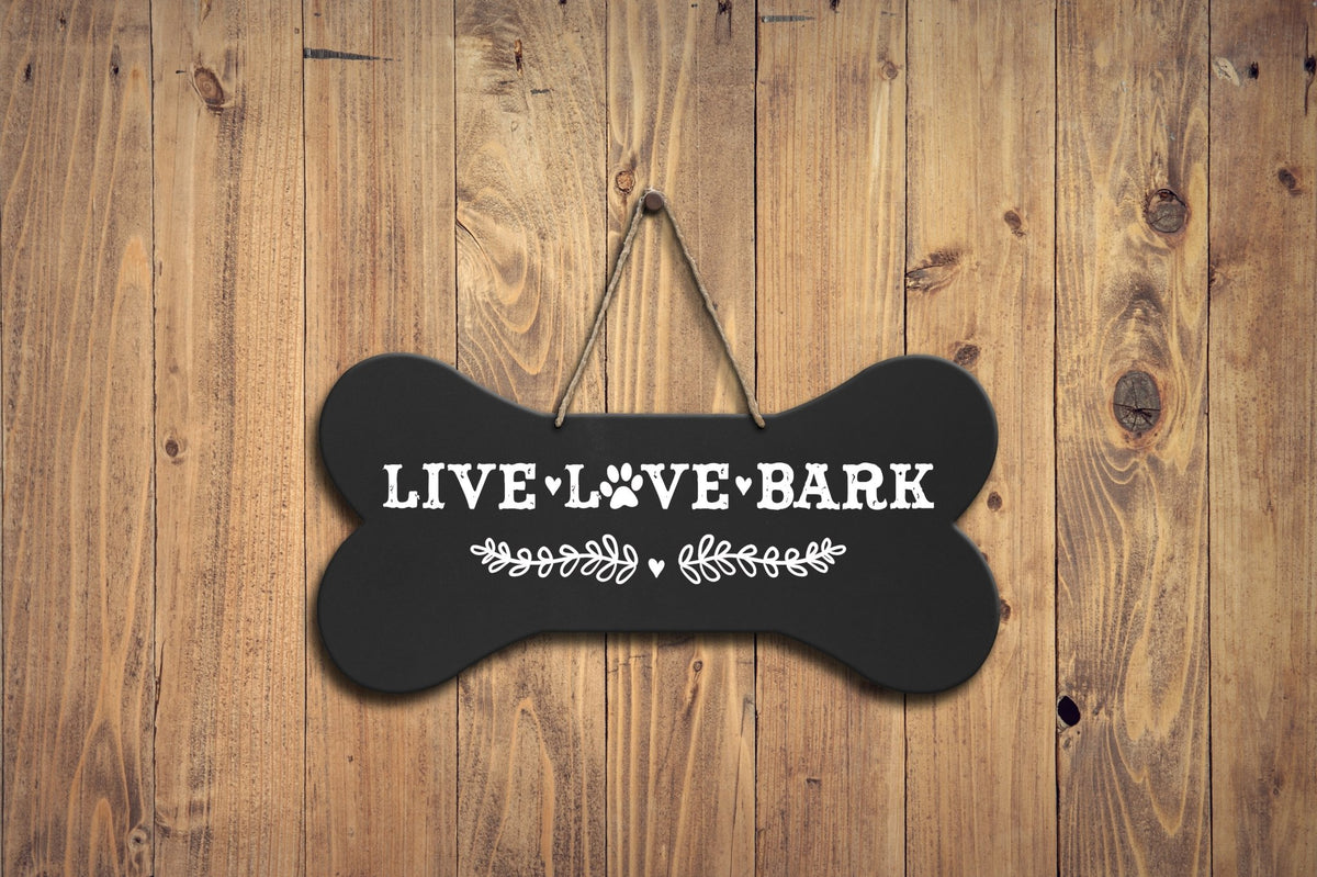 Bone Sign - Live Love Bark - LifeSong Milestones
