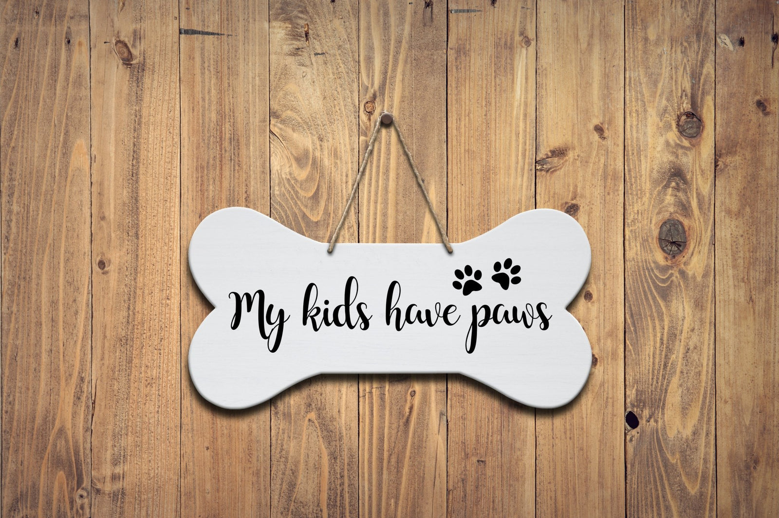 Bone Sign - My Kids Have Paws - LifeSong Milestones