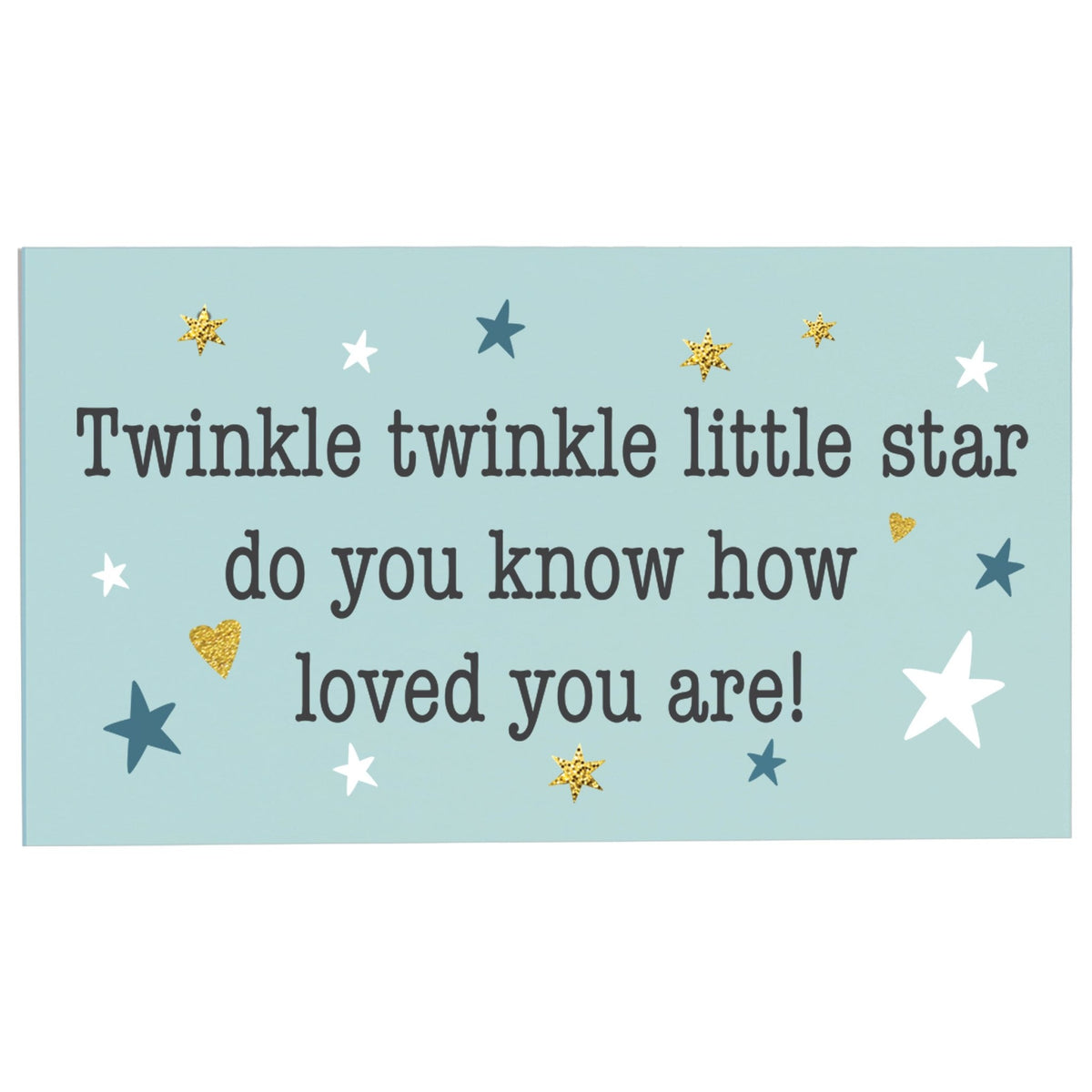 Boys Nursery Sign Decor - Twinkle Twinkle - LifeSong Milestones