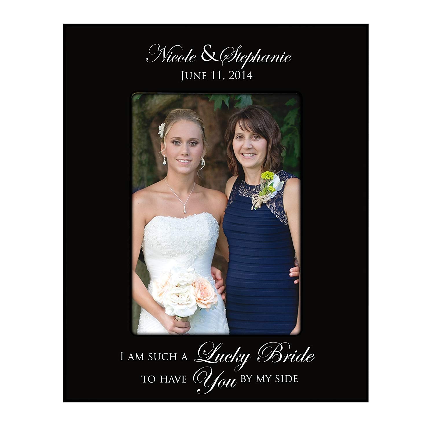Bridesmaid picture frame Wedding Party Gifts Personalized bridesmaids Gift - LifeSong Milestones