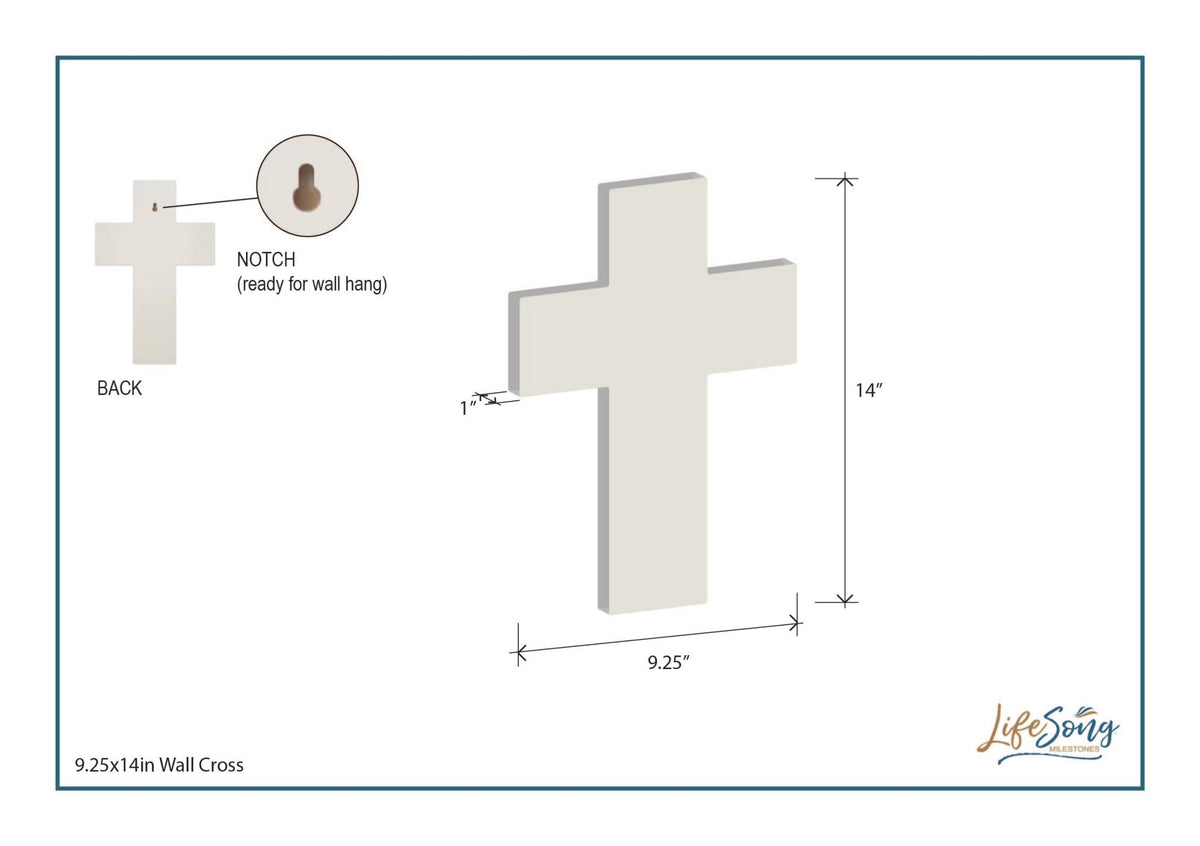 Butterfly Memorial Wall Cross For Loss of Loved One Because Someone We Love is in Heaven Quote Bereavement Keepsake 14 x 9.25 Because Someone We Love is in Heaven, There's A Little Bit Of Heaven In Our Home - LifeSong Milestones