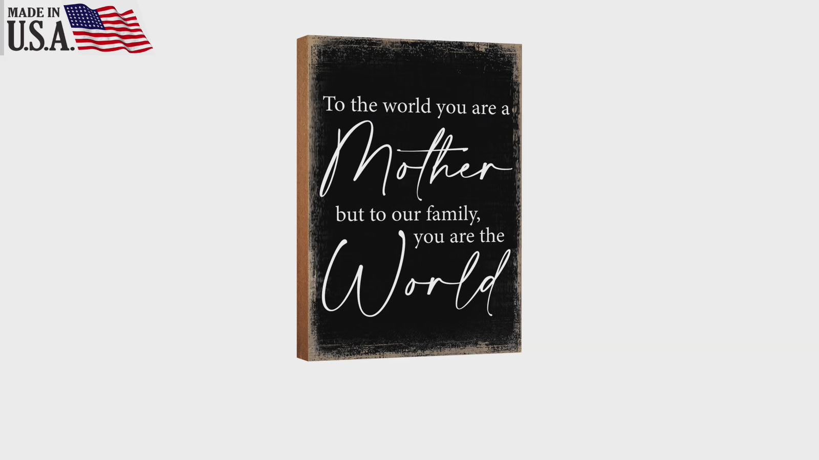 Wooden Shelf and Tabletop Home Decor Gift for Mother’s Day