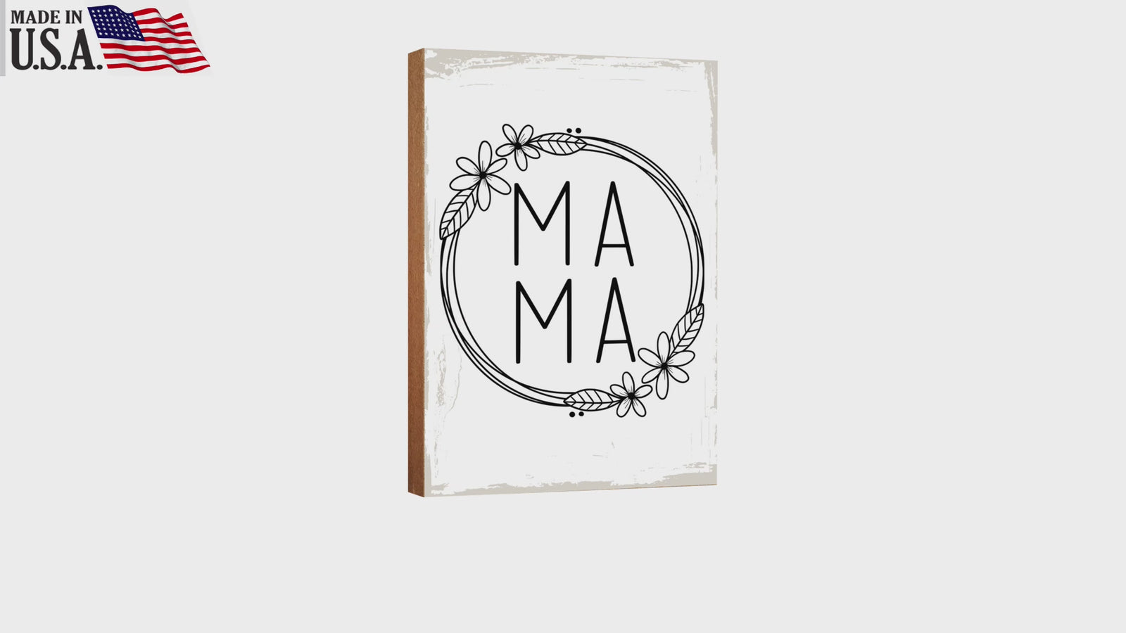 Wooden Shelf and Tabletop Home Decor Gift for Mother’s Day