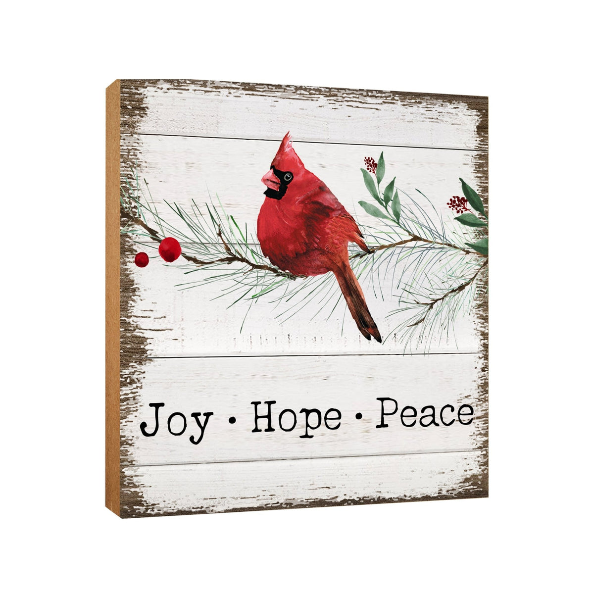 Cardinal Christmas Shelf Décor - LifeSong Milestones