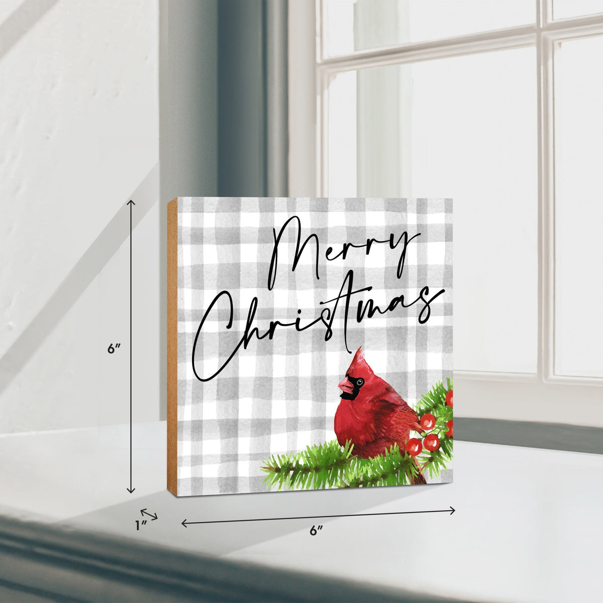 Cardinal Christmas Shelf Décor - LifeSong Milestones