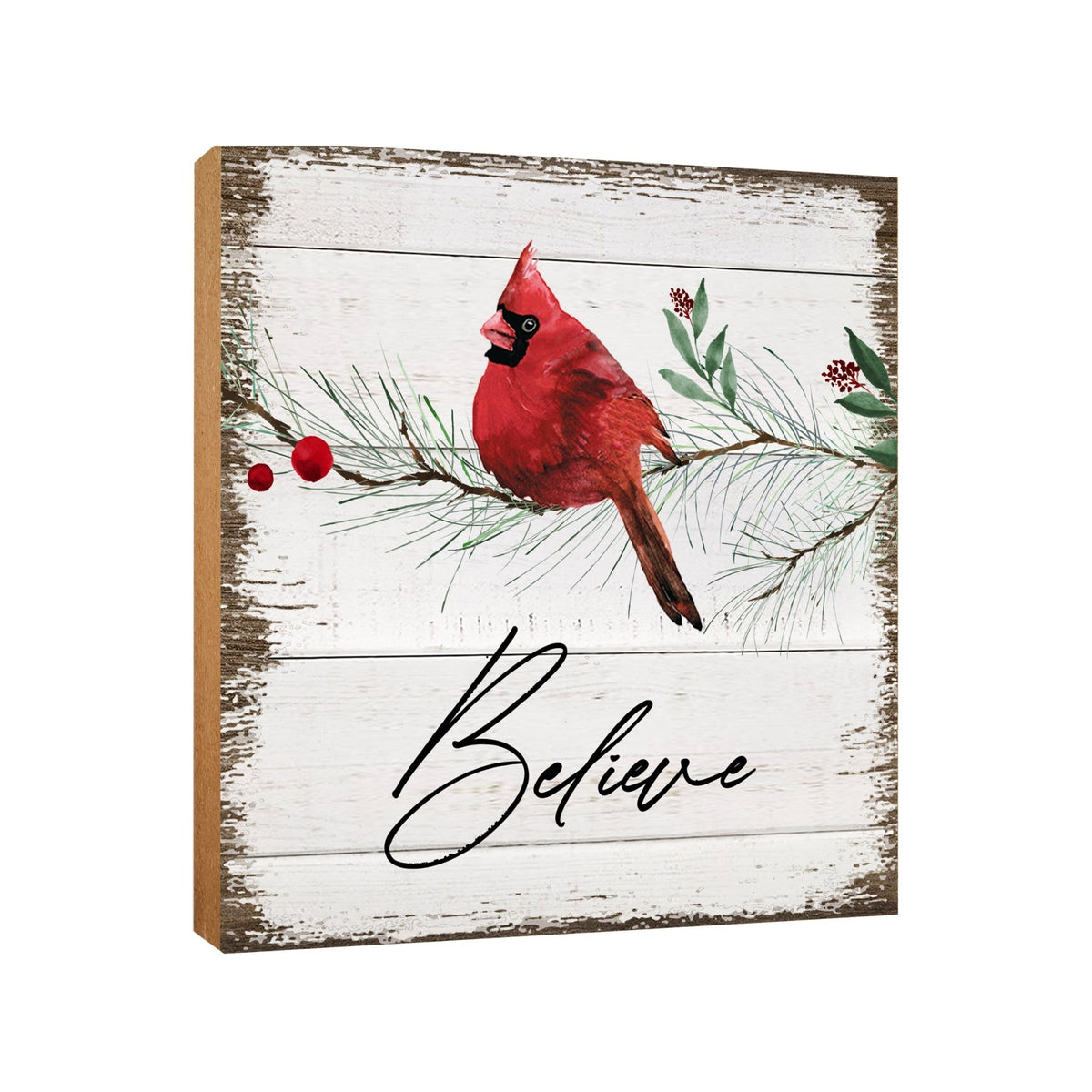 Cardinal Christmas Shelf Décor - LifeSong Milestones