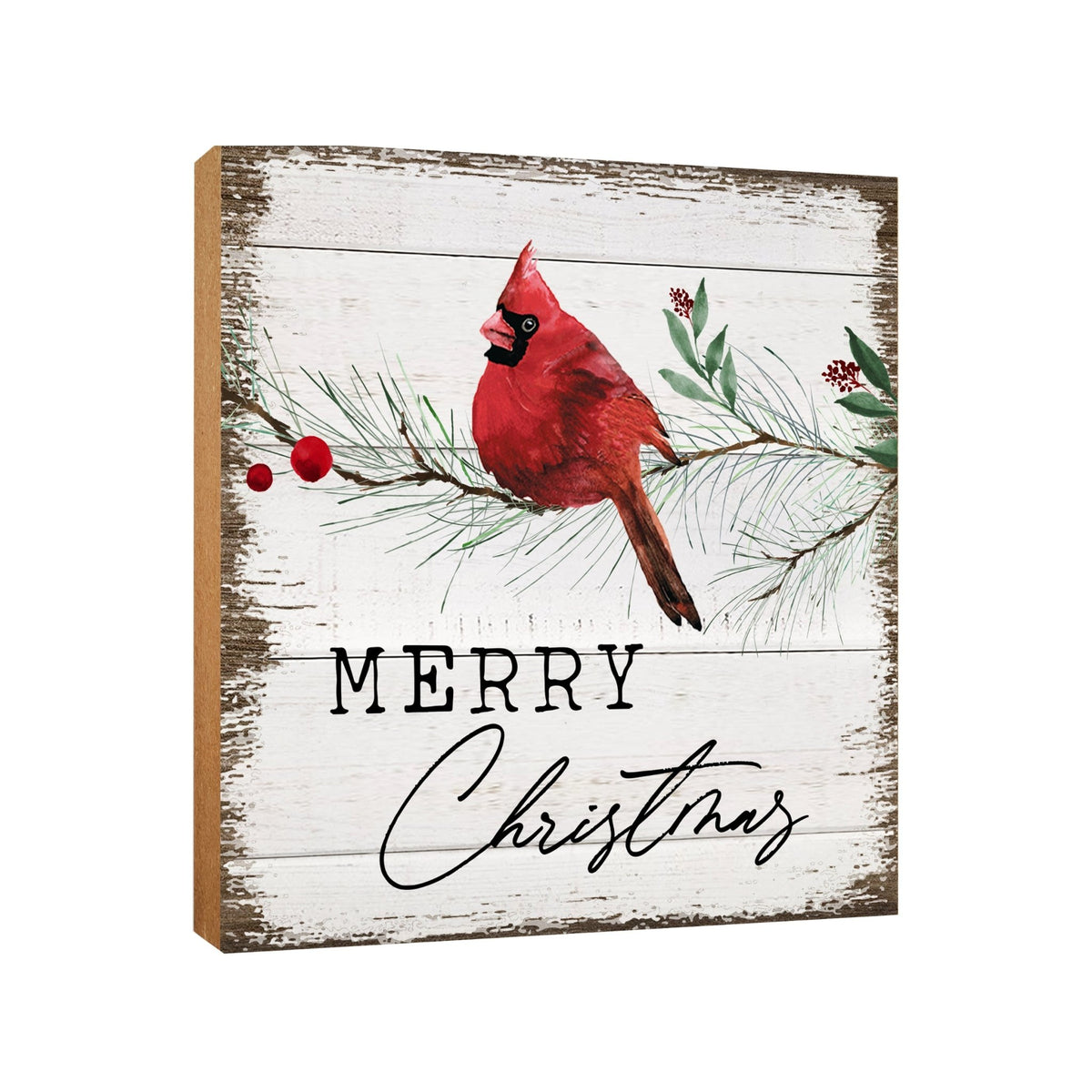 Cardinal Christmas Shelf Décor - LifeSong Milestones