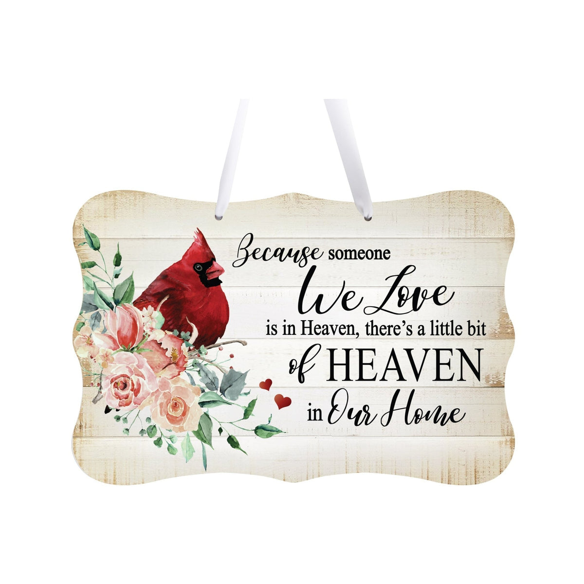 Memorial gifts for the loss of a loved one, including this elegant wall hanging sign, designed to offer comfort and support during difficult times.