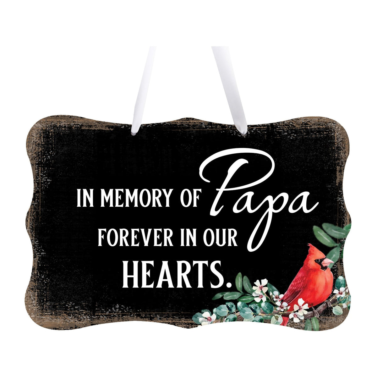 Memorial gifts for the loss of a loved one, including this elegant wall hanging sign, designed to offer comfort and support during difficult times.