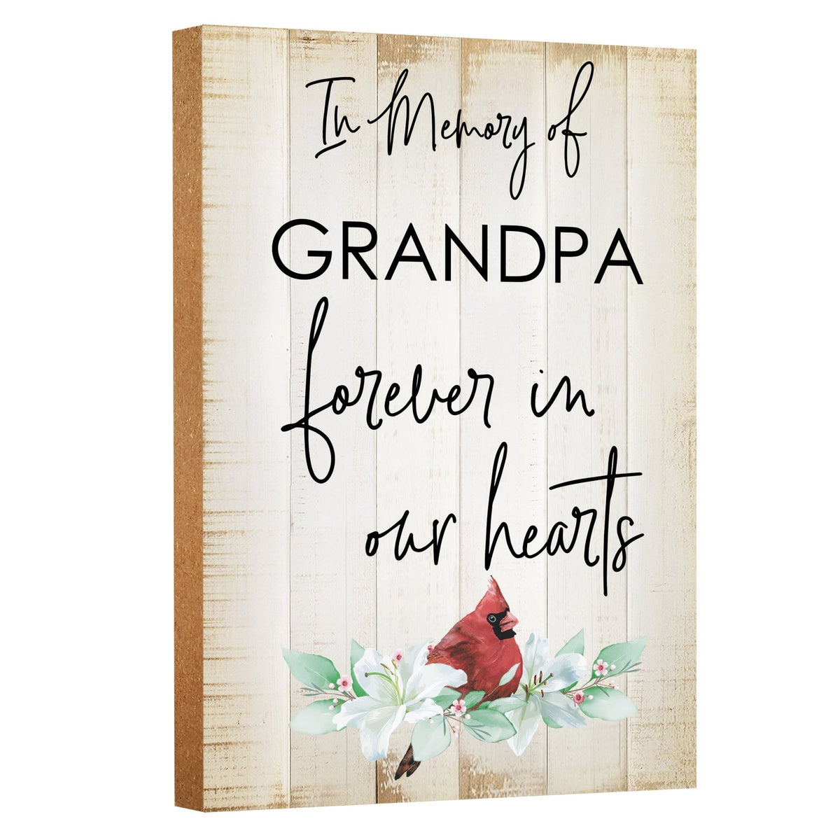 A cardinal-themed memorial gift for the loss of a loved one, symbolizing hope and remembrance.
