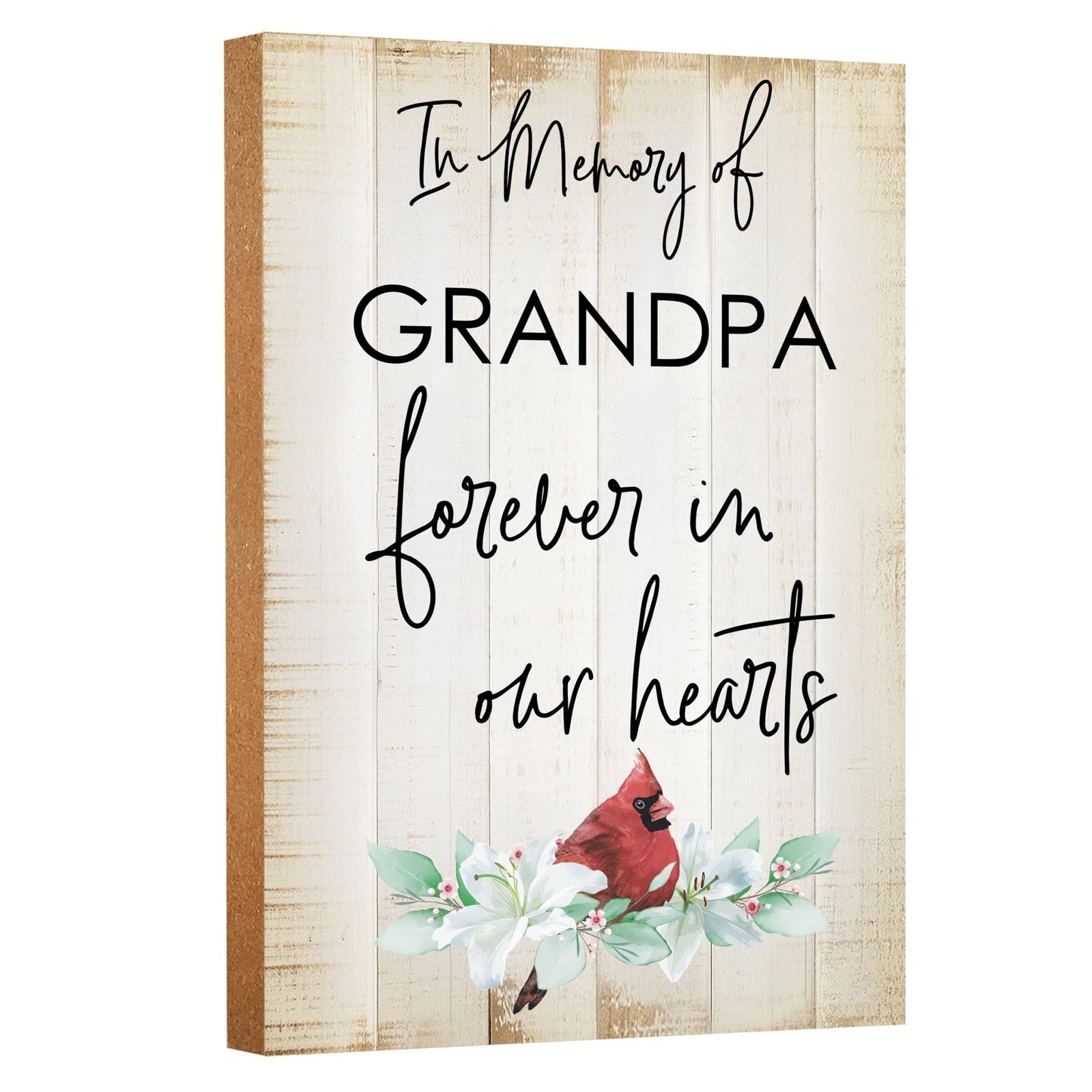A cardinal-themed memorial gift for the loss of a loved one, symbolizing hope and remembrance.