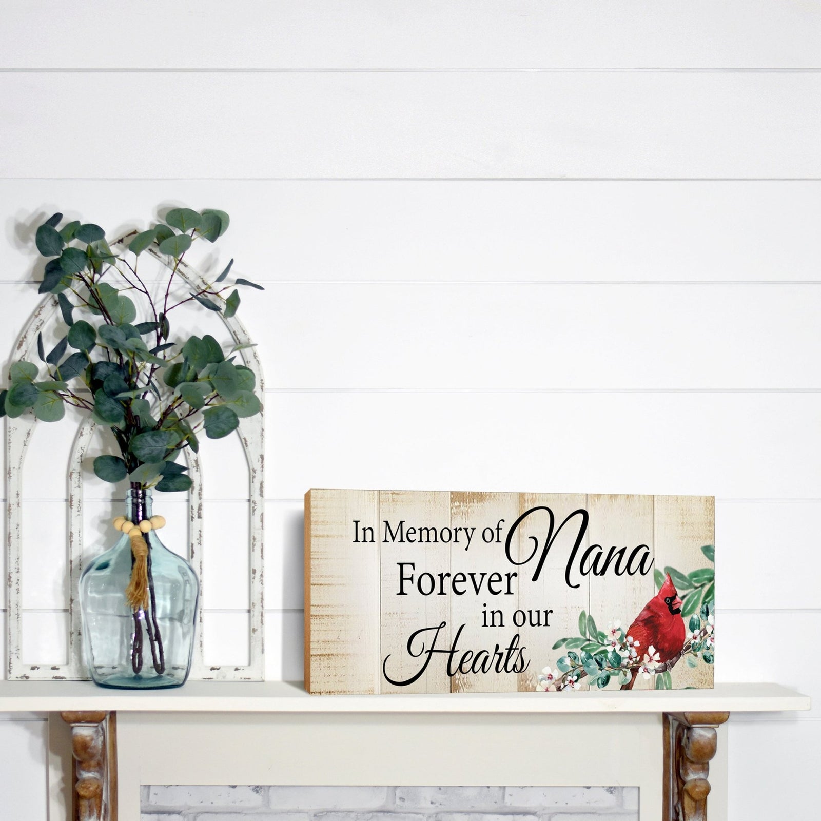 A cardinal-themed memorial gift for the loss of a loved one, symbolizing hope and remembrance.