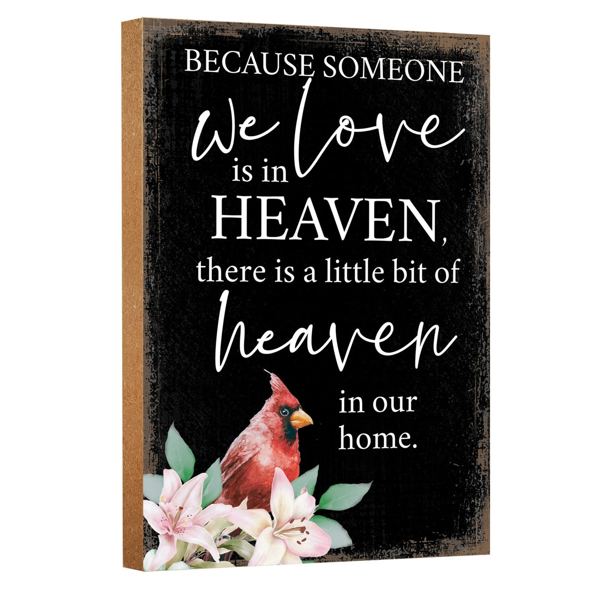 A cardinal-themed memorial gift for the loss of a loved one, symbolizing hope and remembrance.