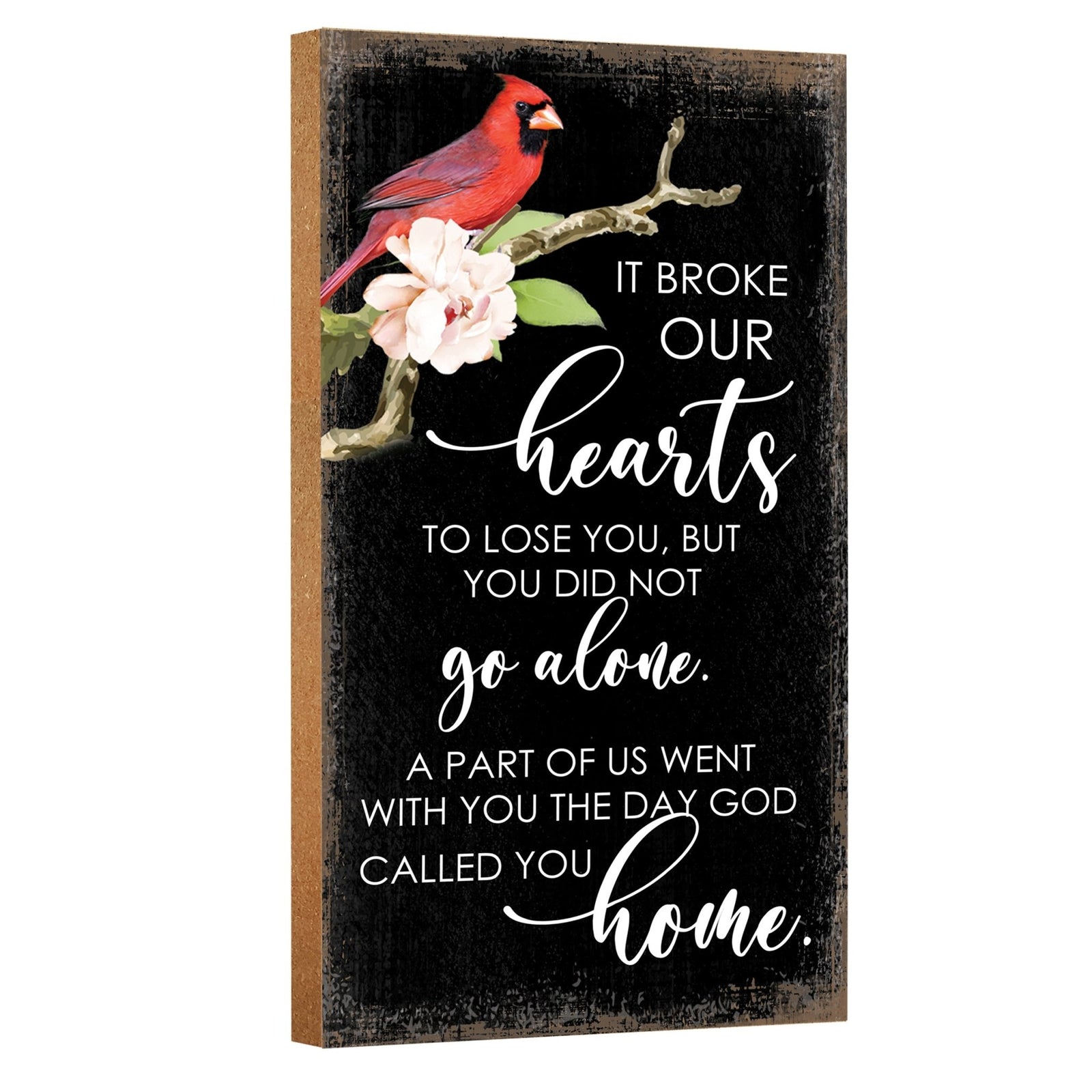 Cardinal Memorial Wall Plaque for Home Decorations - LifeSong Milestones