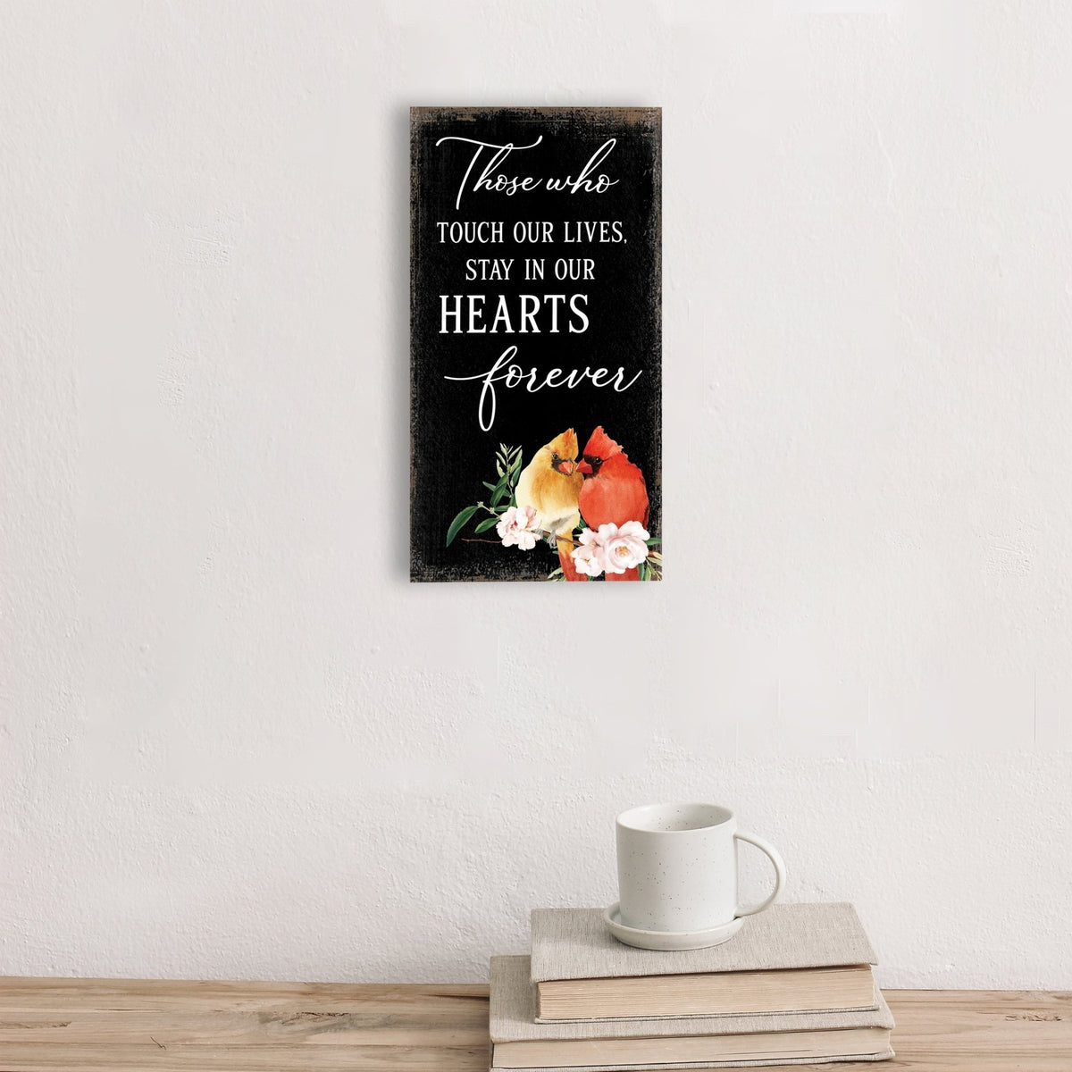 Wooden memorial plaque - a thoughtful gift for loss of a loved one.