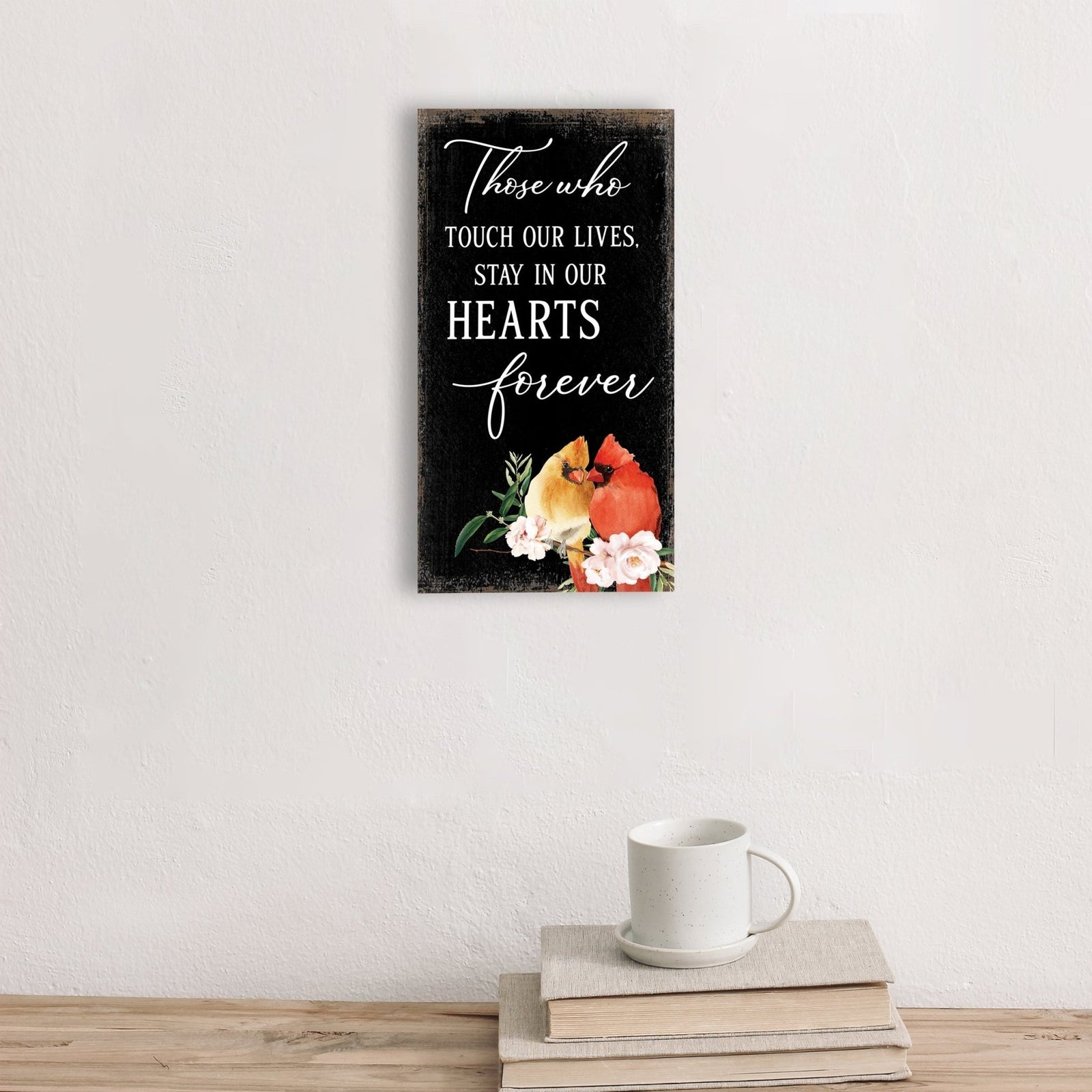 Wooden memorial plaque - a thoughtful gift for loss of a loved one.