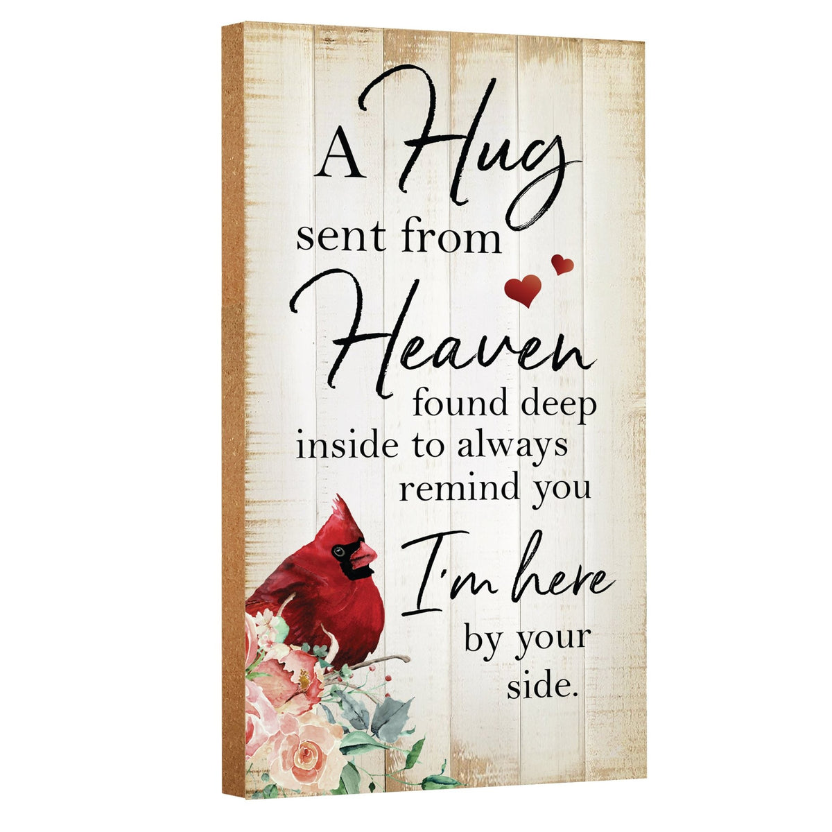 Wooden memorial plaque - a thoughtful gift for loss of a loved one.