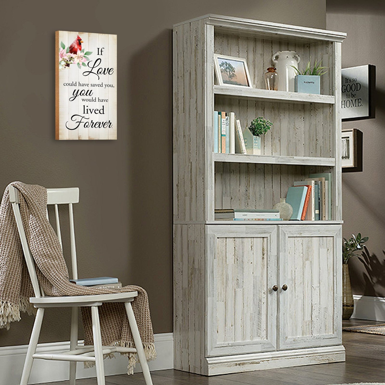 Wooden memorial plaque - a thoughtful gift for loss of a loved one.