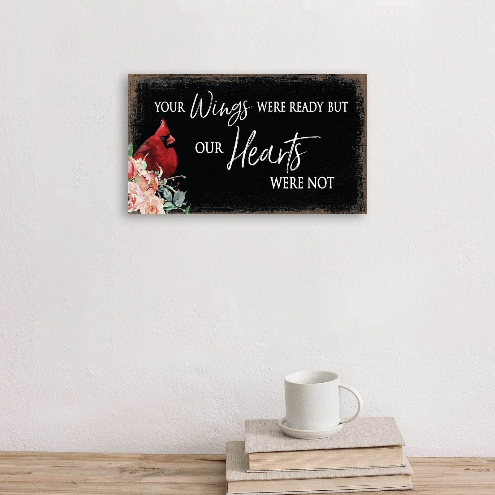 Cardinal Memorial Wall Plaque for Home Decorations - LifeSong Milestones