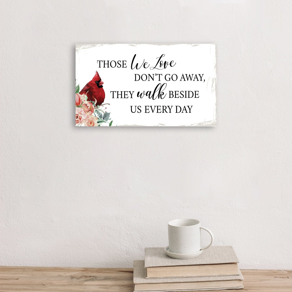 Cardinal Memorial Wall Plaque for Home Decorations - LifeSong Milestones