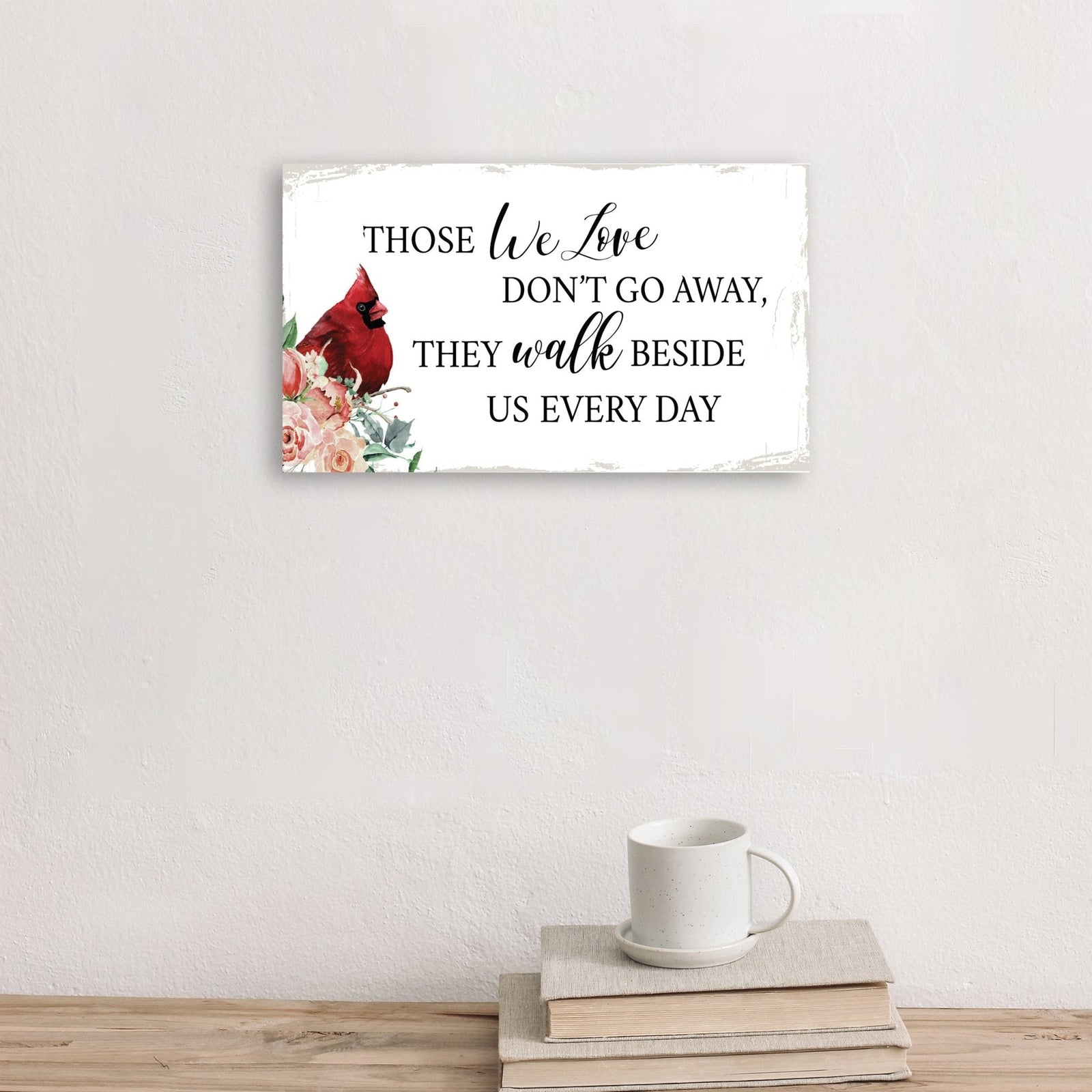 Cardinal Memorial Wall Plaque for Home Decorations - LifeSong Milestones