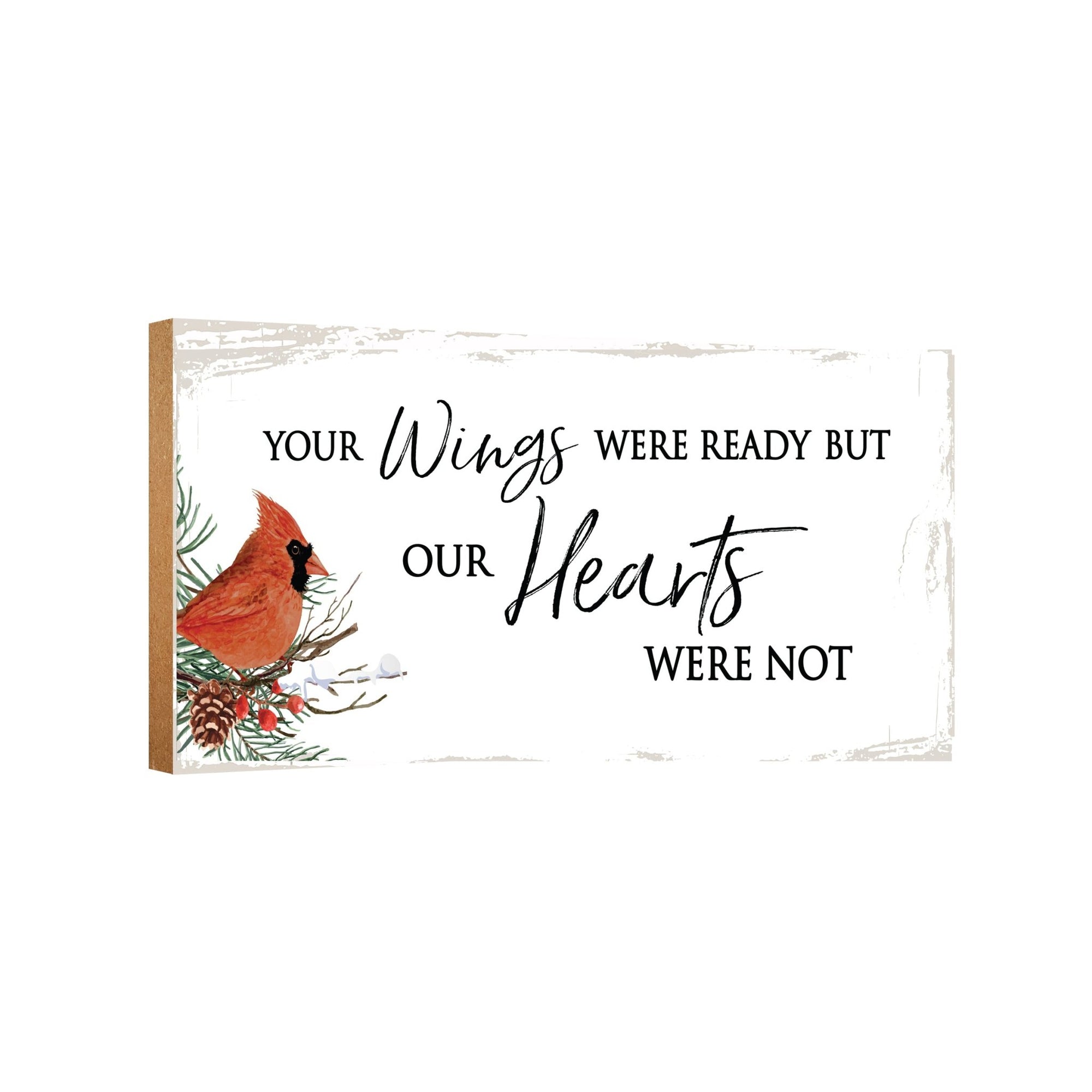 Wooden memorial plaque - a thoughtful gift for loss of a loved one.