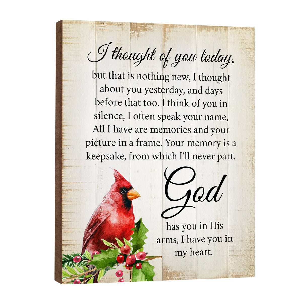 Cardinal-themed memorial decorations to keep the memory of your loved ones alive