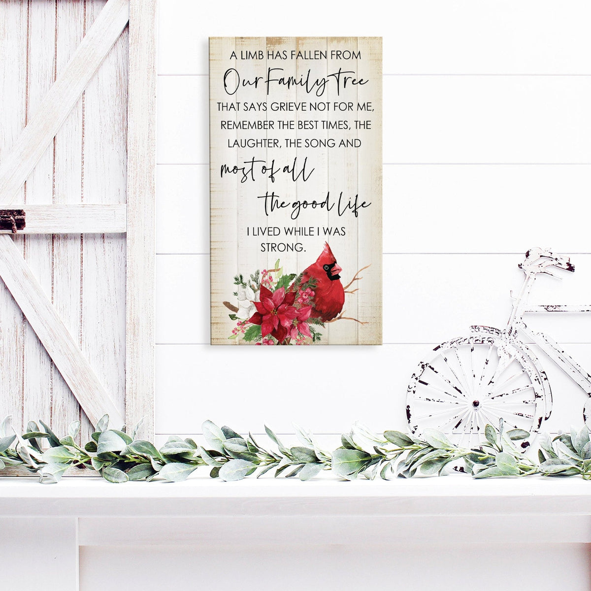 Beautiful cardinal memorial gifts for the loss of a loved one